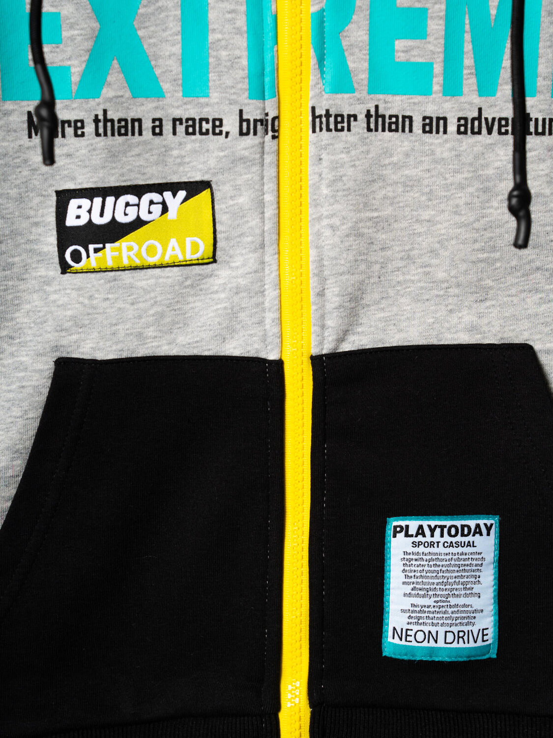 PLAYTODAY Толстовка 585289 12612210 черный,серый