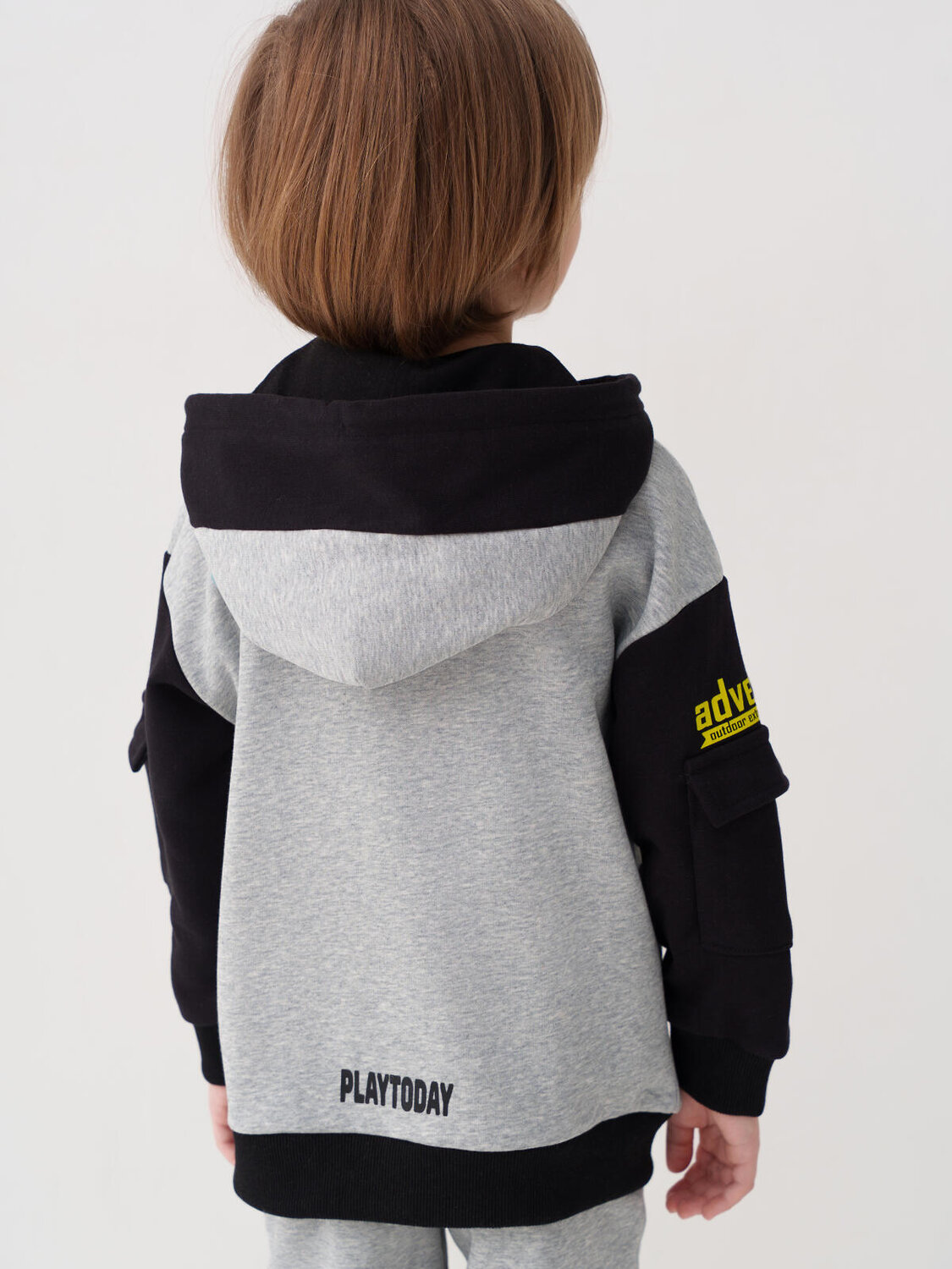 PLAYTODAY Толстовка 585289 12612210 черный,серый