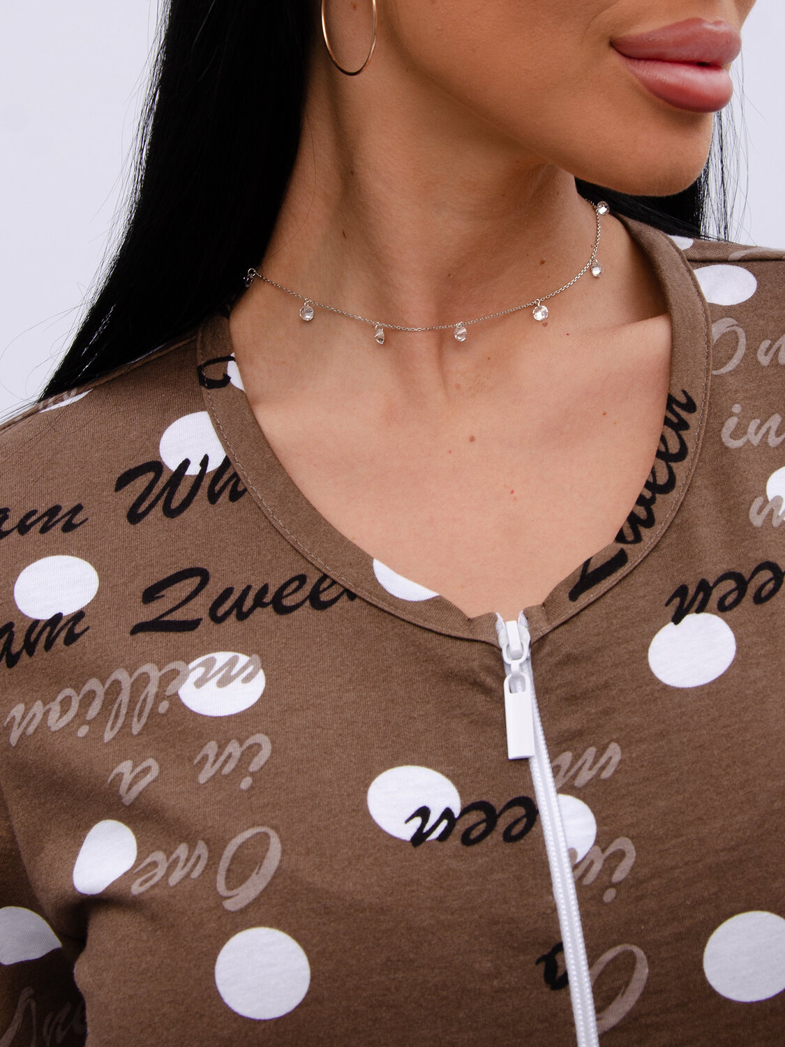 Malina Халат 585316 379кр коричневый