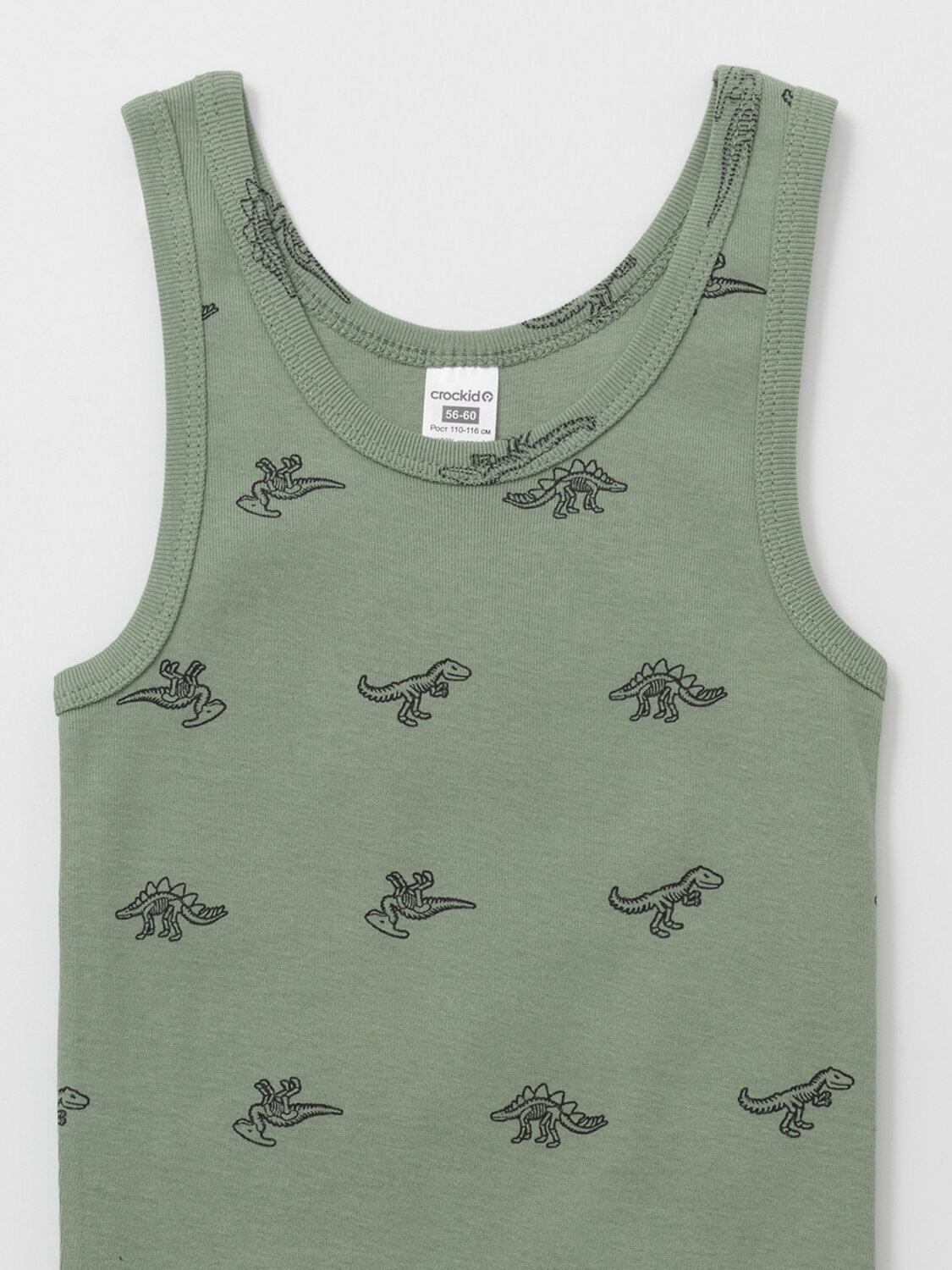 CROCKID Майка 585338 МП 1182-2уп хаки