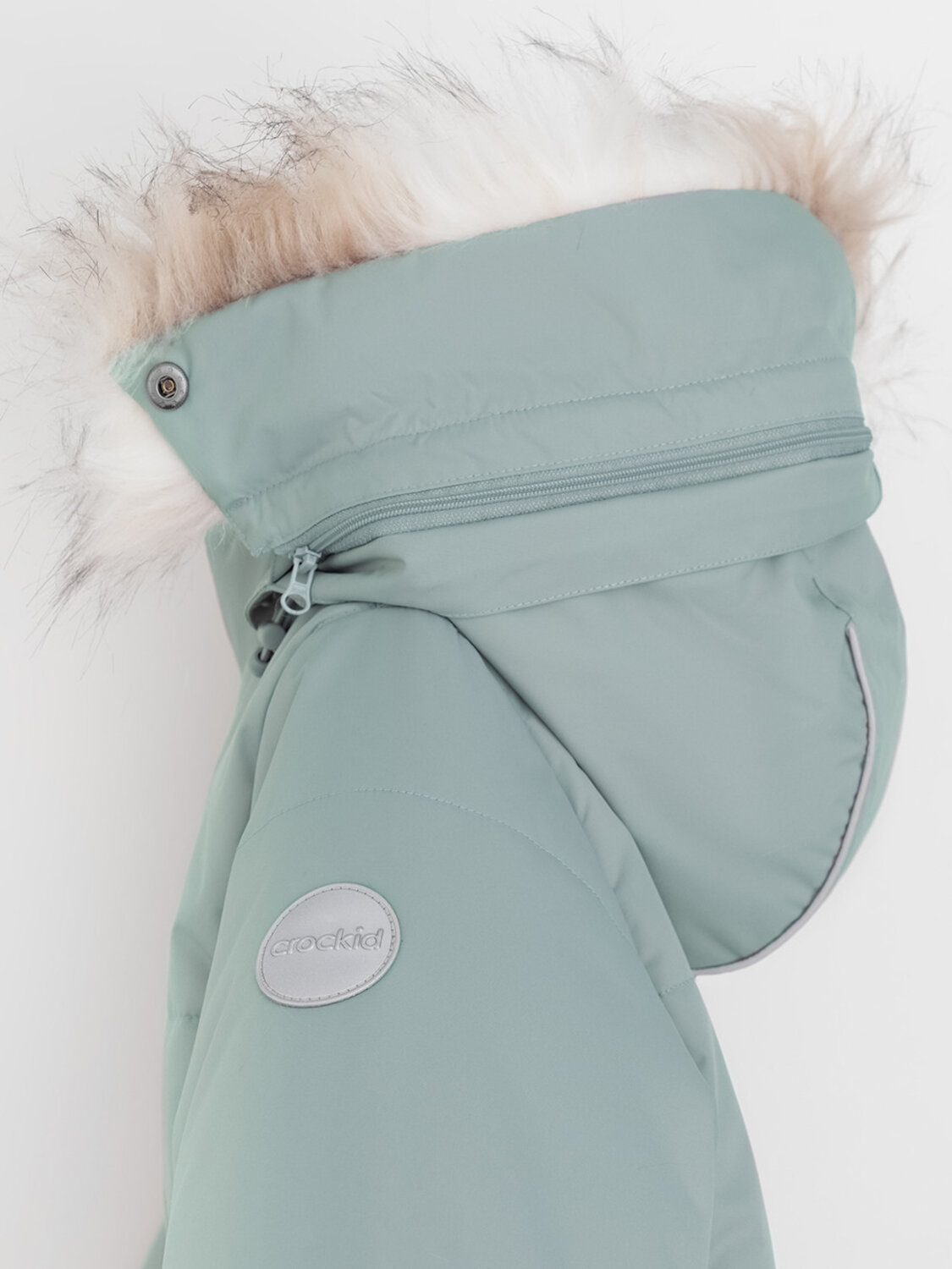 CROCKID Пальто 585374 ВК 38110/2 УЗГ зеленый