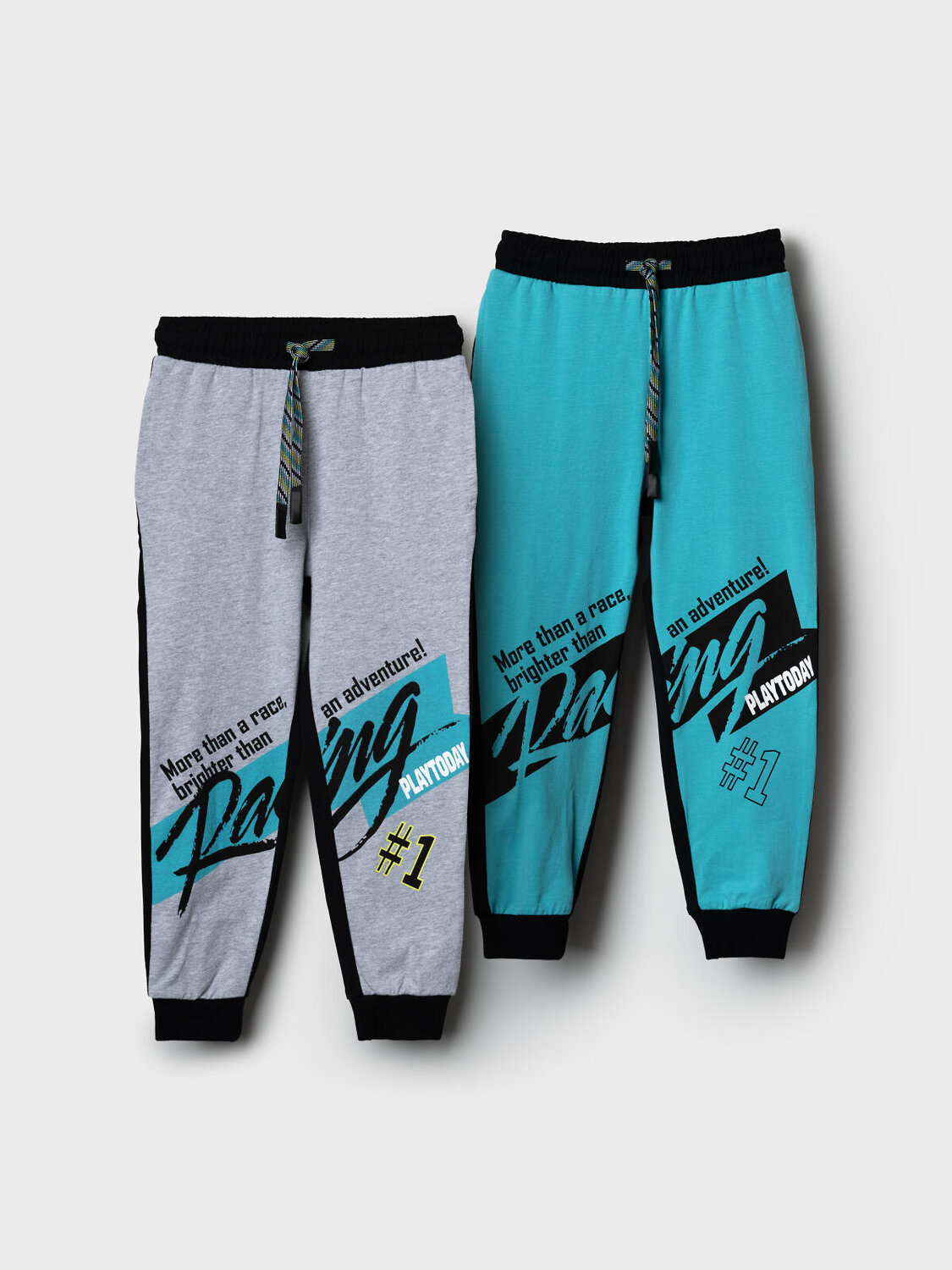 PLAYTODAY Брюки 585406 12612211 черный,бирюзовый,серый