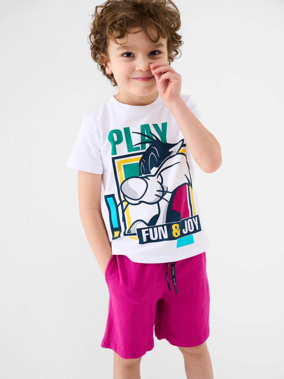 PLAYTODAY Комплект 585424 12632021 белый,малиновый