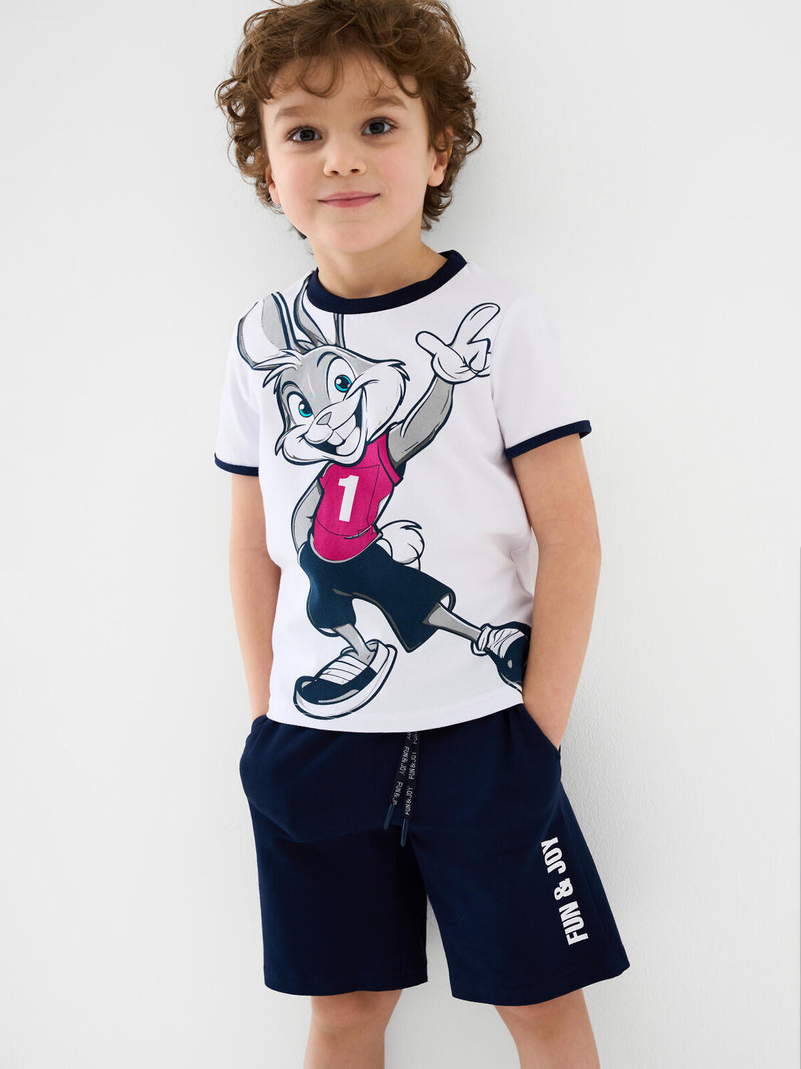 PLAYTODAY Комплект 585426 12612133 белый,тёмно-синий