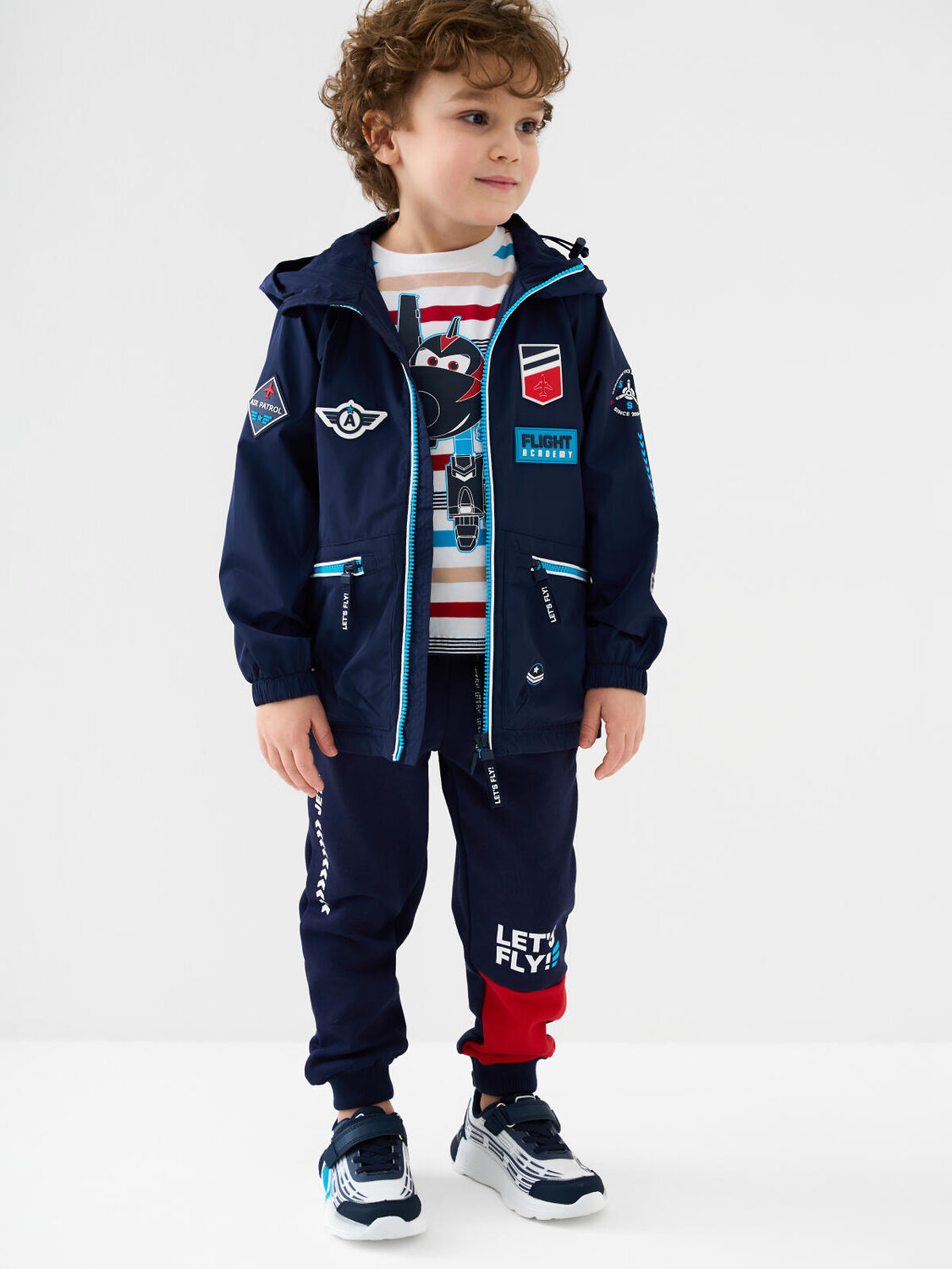 PLAYTODAY Брюки 585436 12612009 тёмно-синий,красный