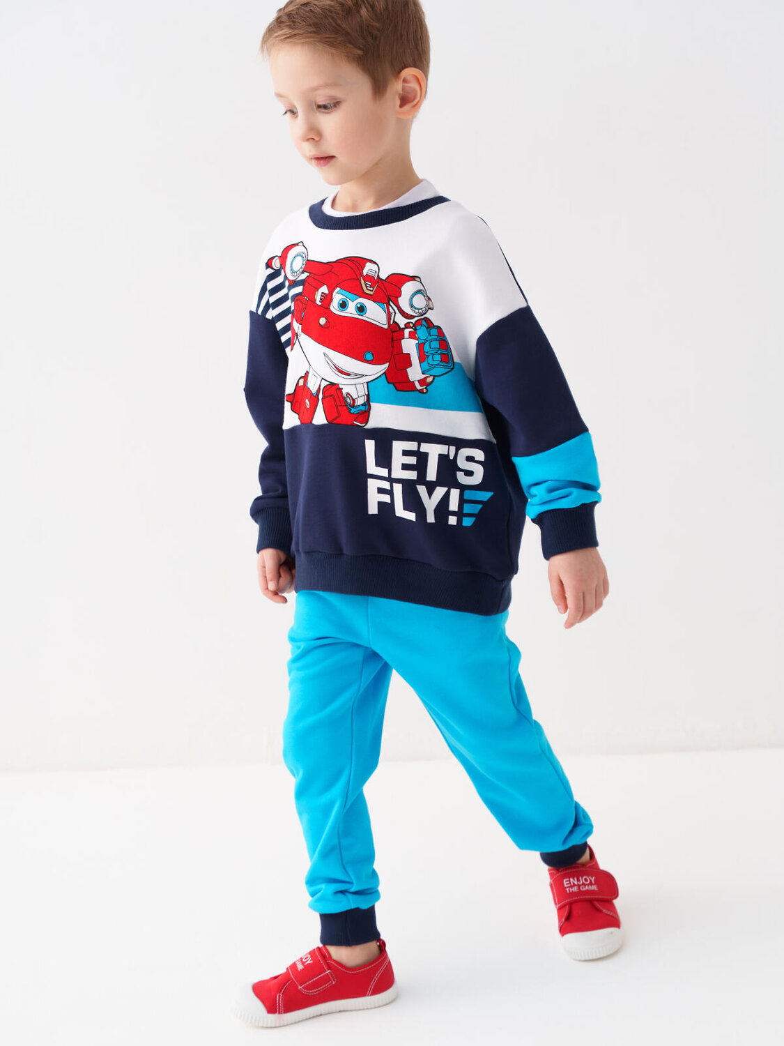 PLAYTODAY Толстовка 585440 12632002 белый,тёмно-синий