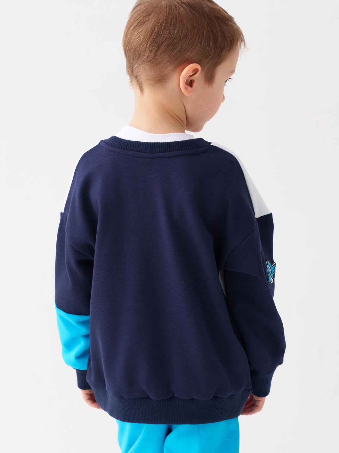 PLAYTODAY Толстовка 585440 12632002 белый,тёмно-синий