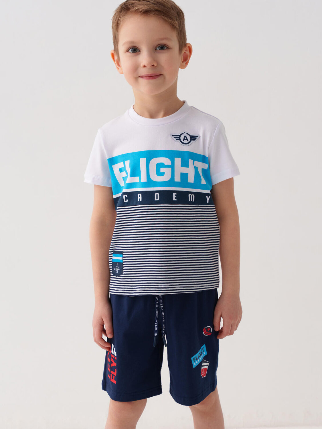 PLAYTODAY Шорты 585453 12612042 тёмно-синий,бежевый