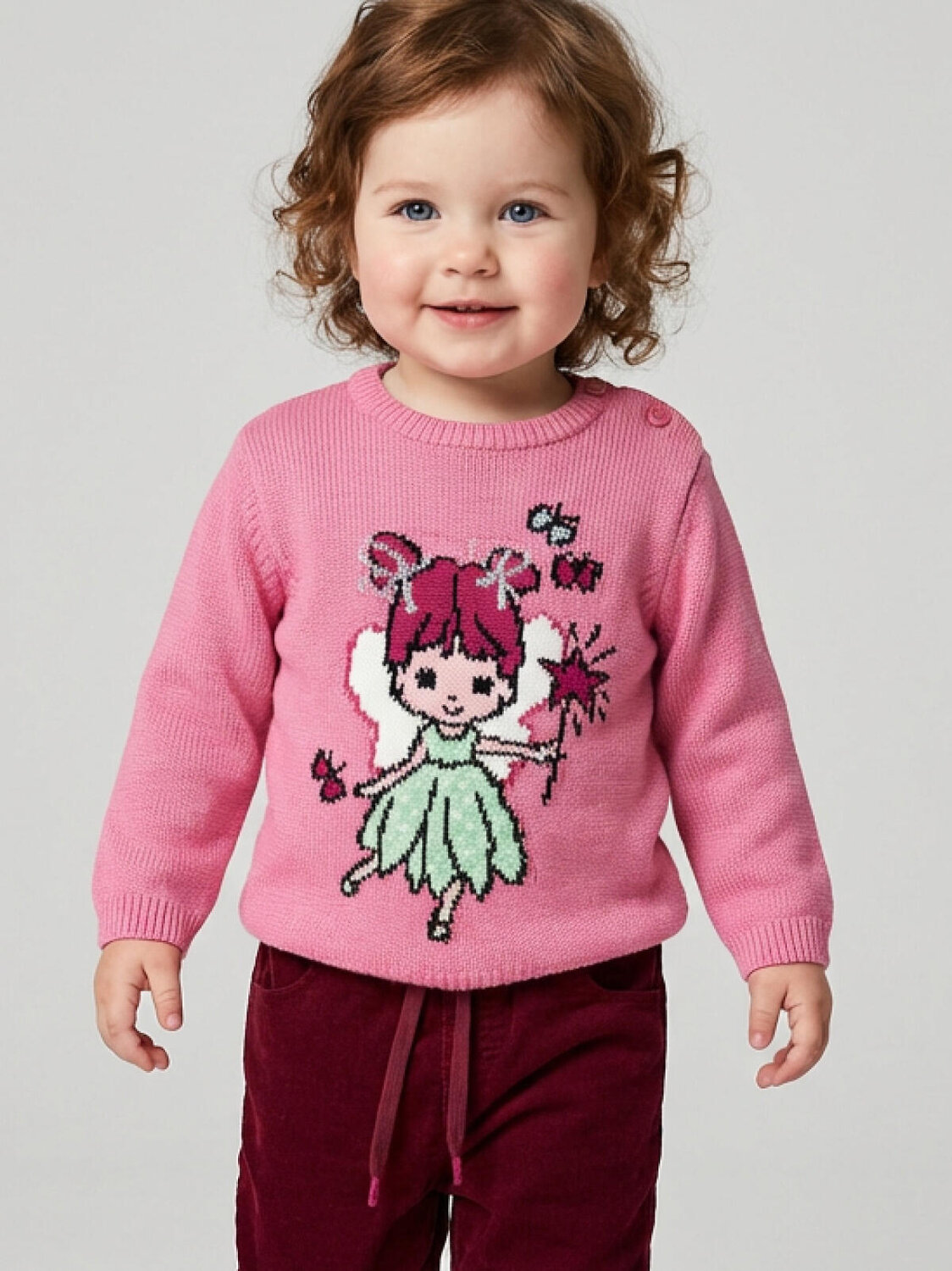 PLAYTODAY Джемпер 585466 12623152 розовый