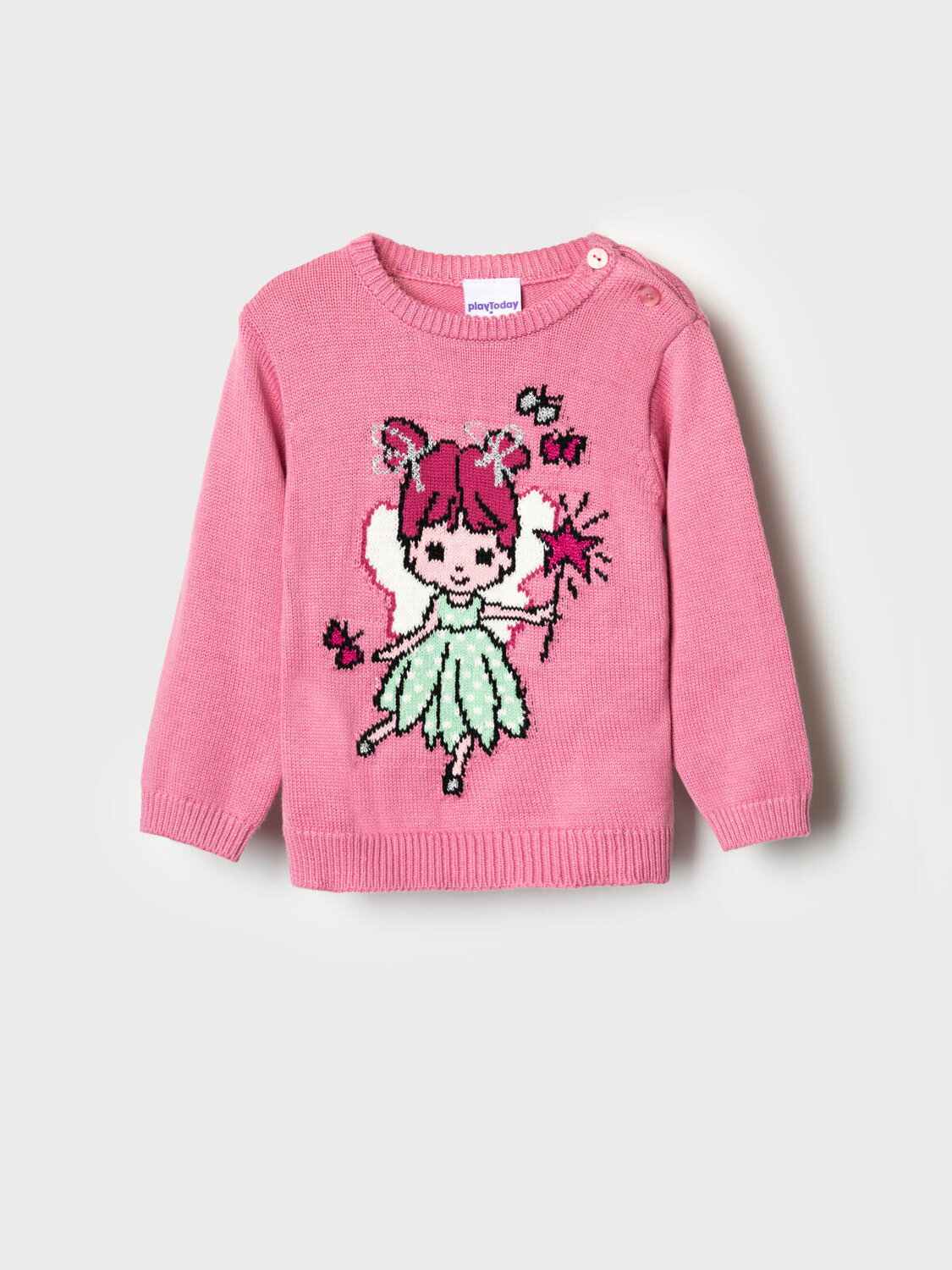 PLAYTODAY Джемпер 585466 12623152 розовый
