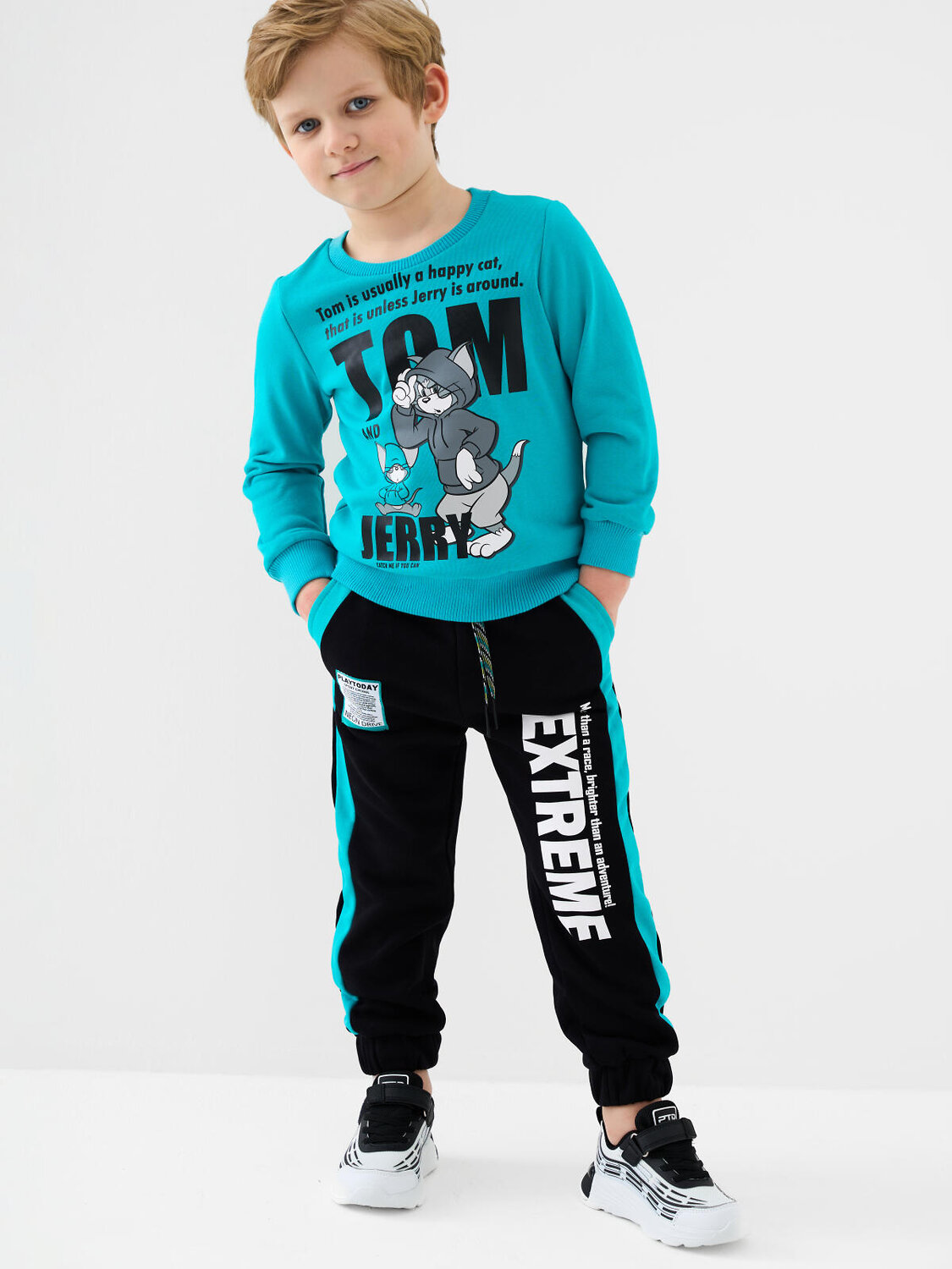 PLAYTODAY Толстовка 585498 12632036 голубой