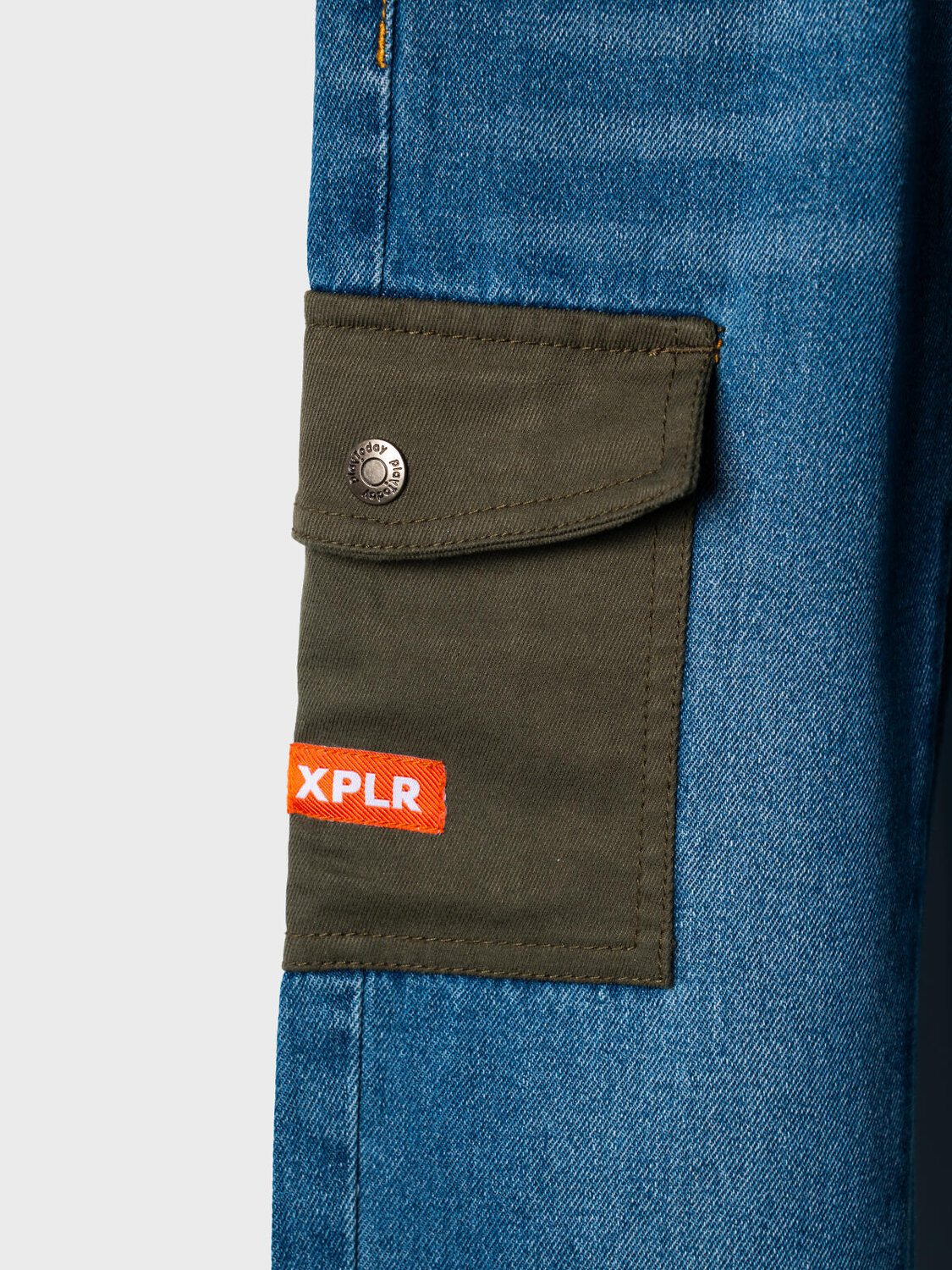 PLAYTODAY Брюки 585533 12612352 тёмно-синий,темно-зеленый