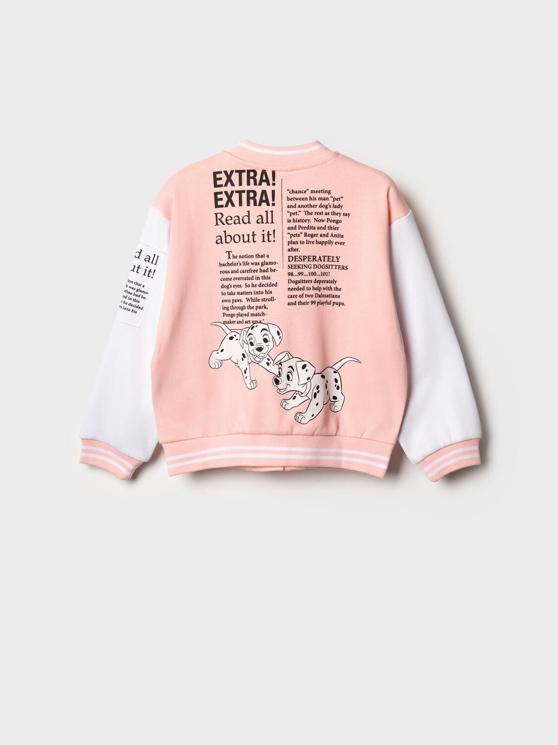 PLAYTODAY Толстовка 585548 12622005 белый,светло-розовый