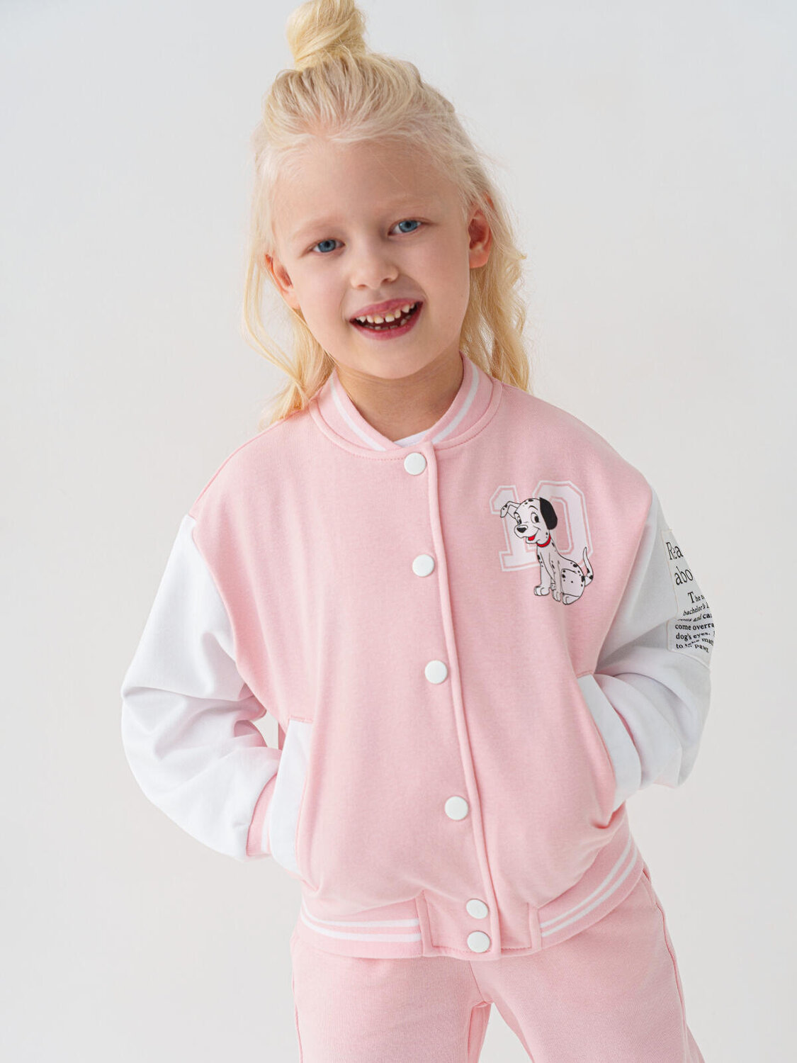 PLAYTODAY Толстовка 585548 12622005 белый,светло-розовый