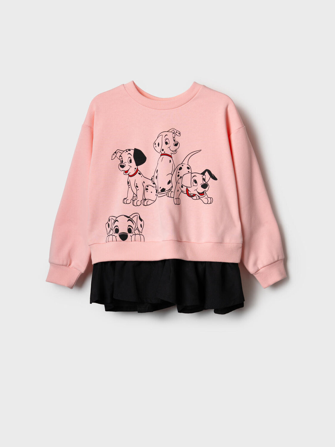 PLAYTODAY Толстовка 585549 12622033 черный,светло-розовый