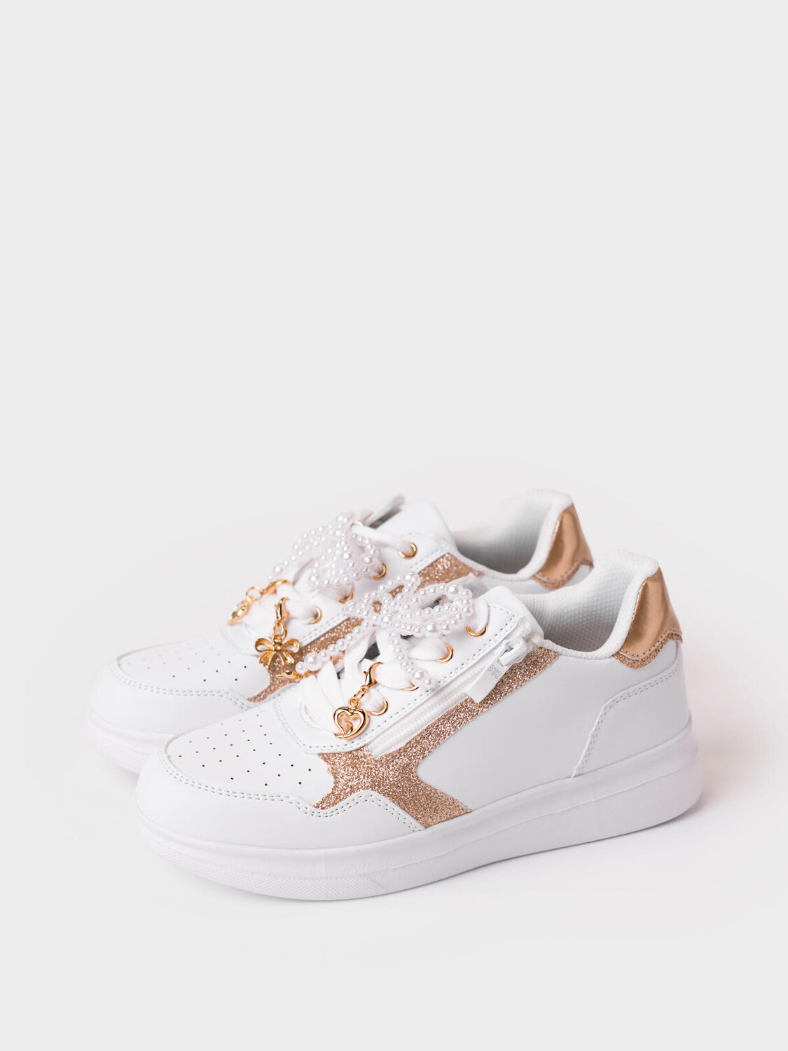 PLAYTODAY Полуботинки 585572 12621769 белый,золотой