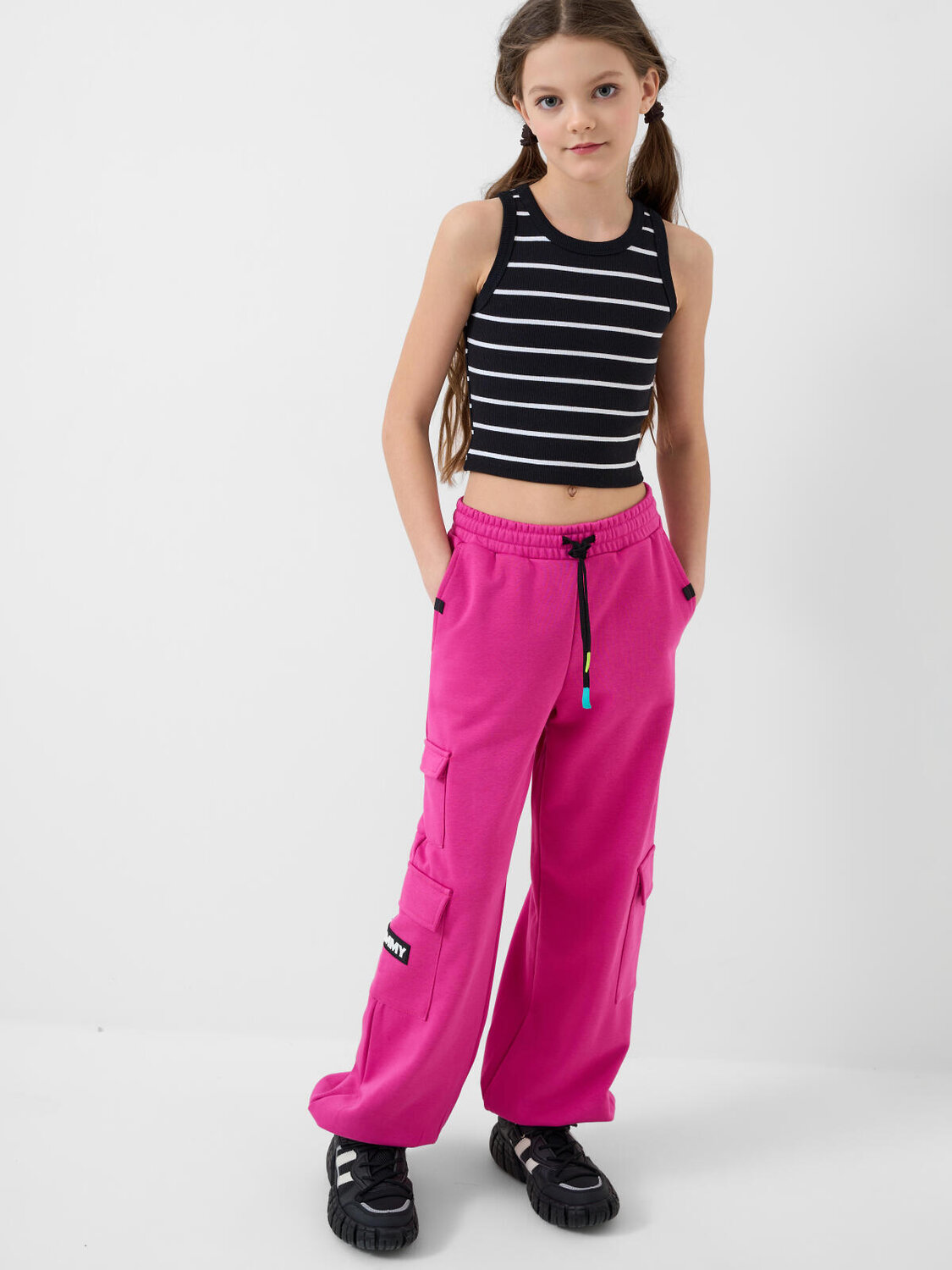 PLAYTODAY Майка 585594 12621182 черный,белый