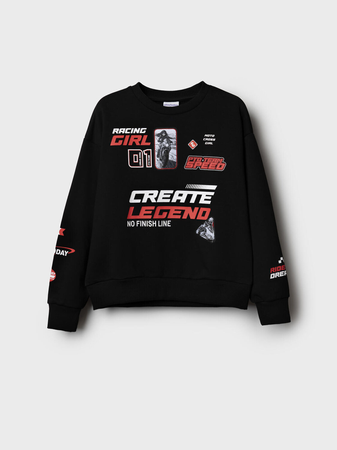 PLAYTODAY Толстовка 585604 12621343 черный