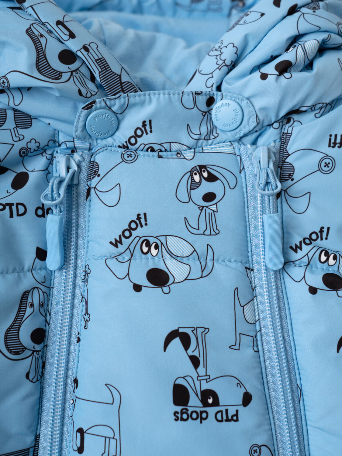 PLAYTODAY Конверт детский 585614 12614028 белый,голубой,черный