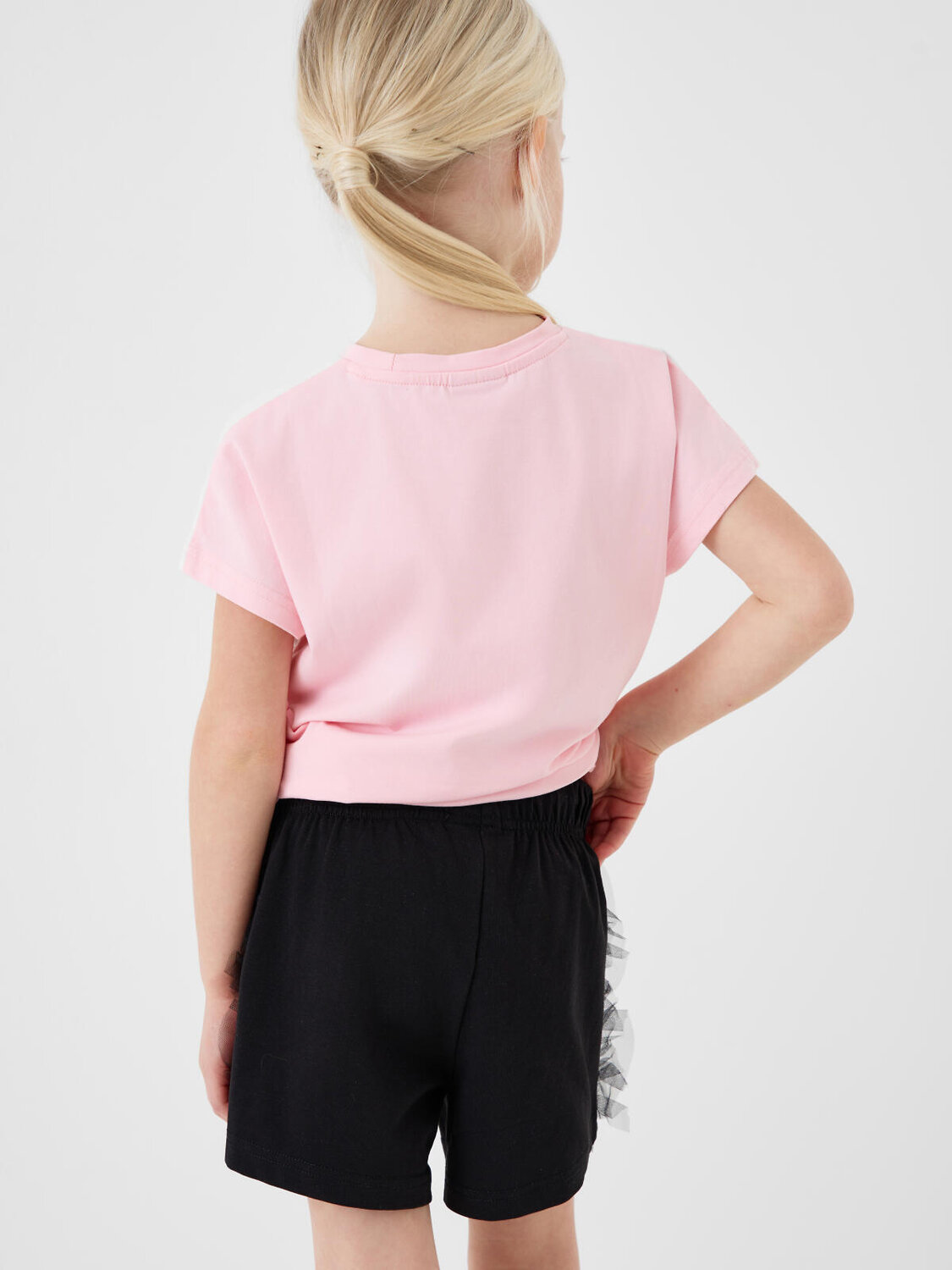 PLAYTODAY Шорты 585625 12622051 черный,светло-розовый