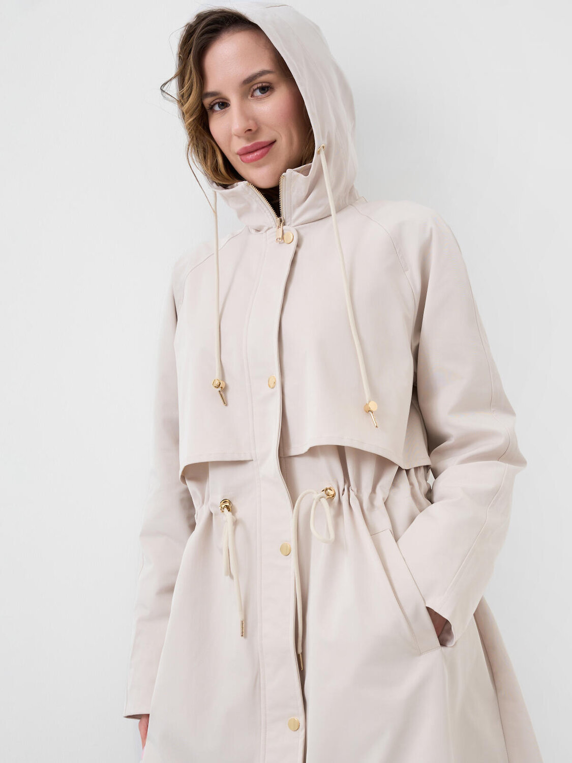 PLAYTODAY Плащ 585658 12666316 бежевый