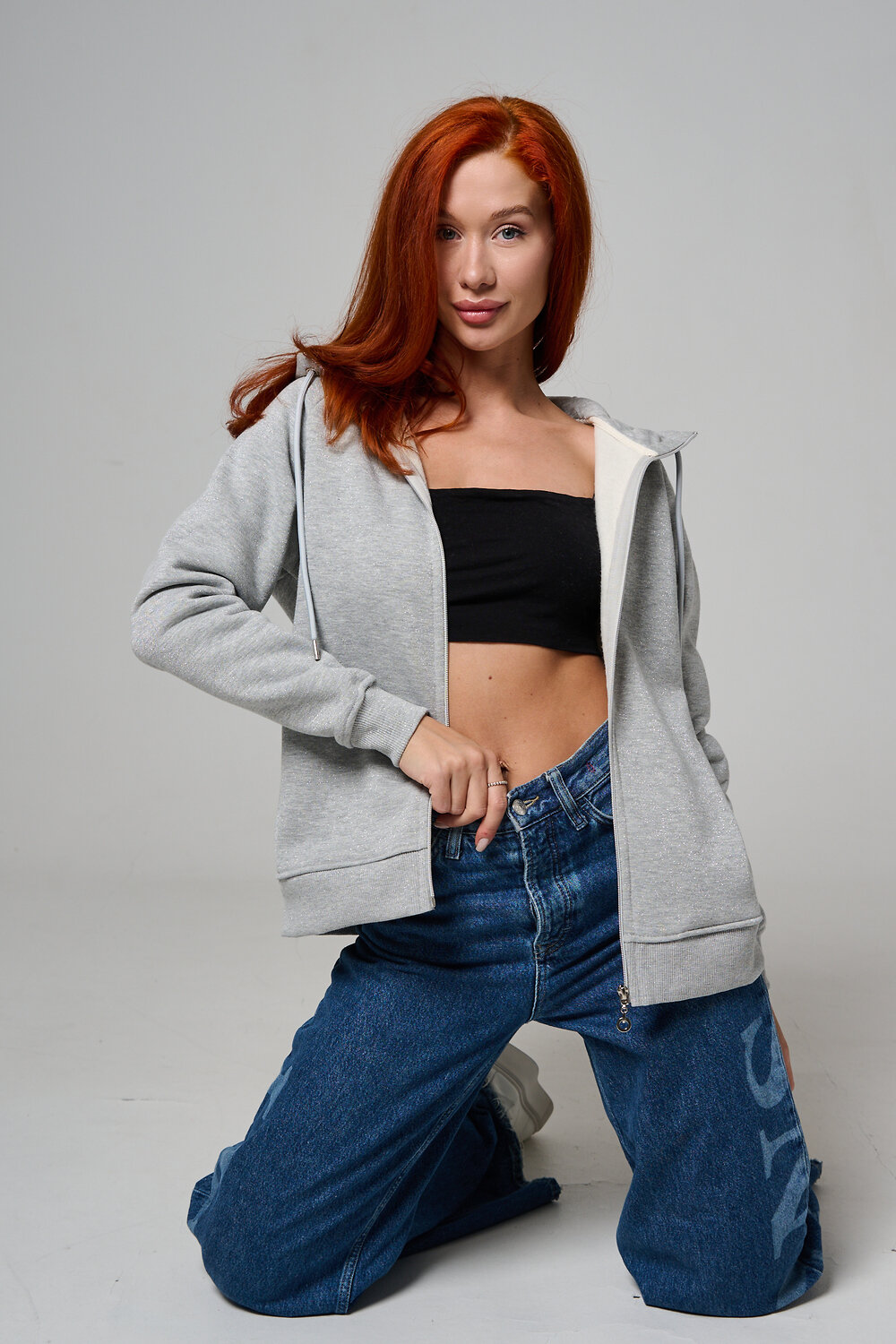 Натали Толстовка 585690 8461 серый