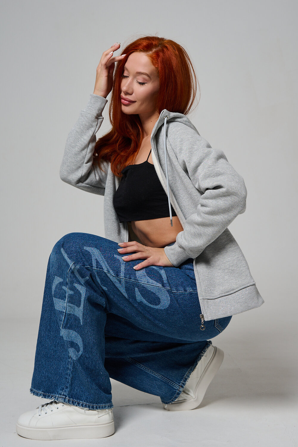 Натали Толстовка 585690 8461 серый