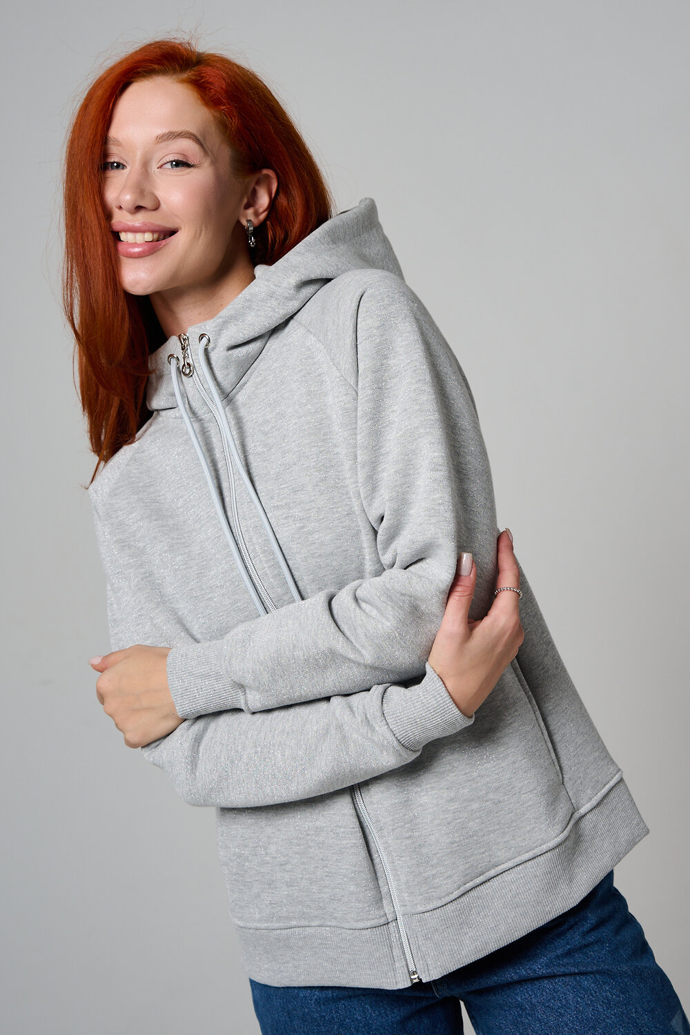 Натали Толстовка 585690 8461 серый