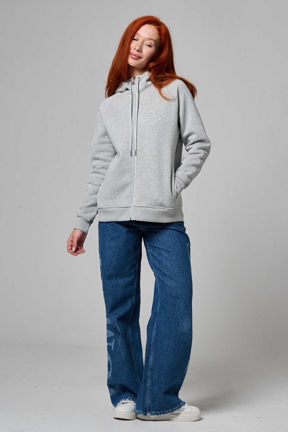 Натали Толстовка 585690 8461 серый