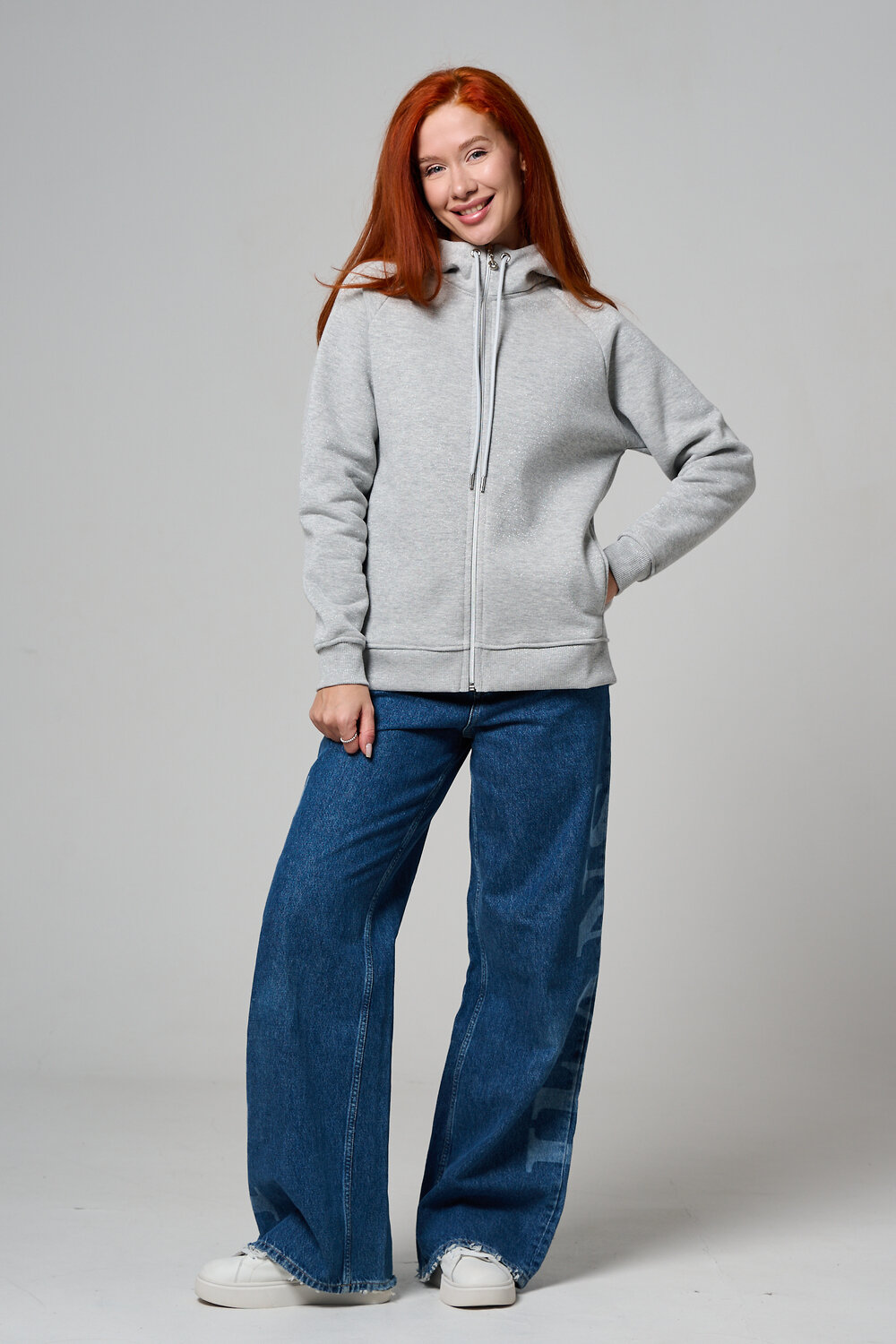 Натали Толстовка 585690 8461 серый
