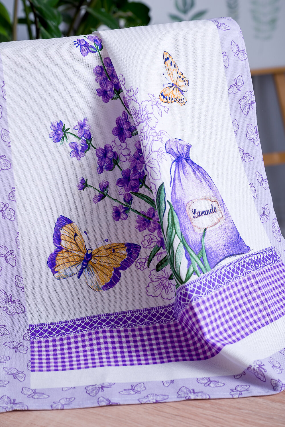 Натали Полотенце 585694 Набор полотенец Сиреневая дымка купон белый