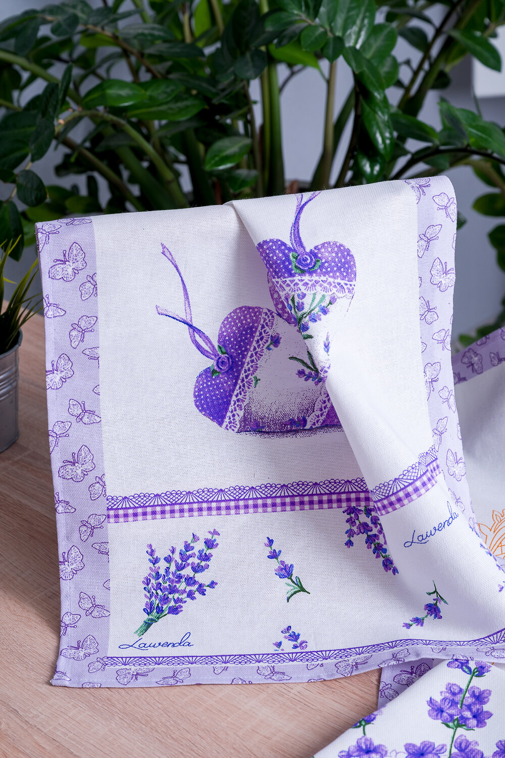 Натали Полотенце 585694 Набор полотенец Сиреневая дымка купон белый