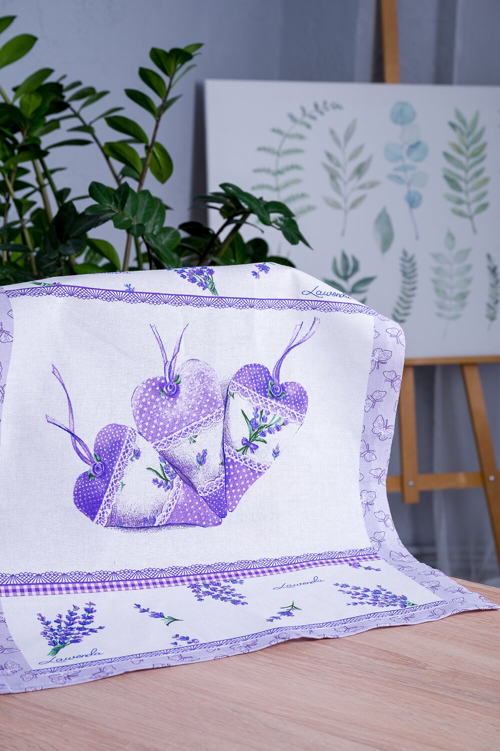 Натали Полотенце 585694 Набор полотенец Сиреневая дымка купон белый