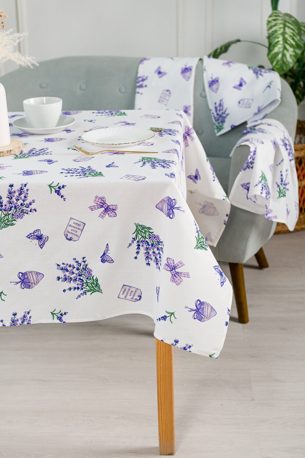 Натали Полотенце 585695 Набор полотенец Сиреневая дымка белый