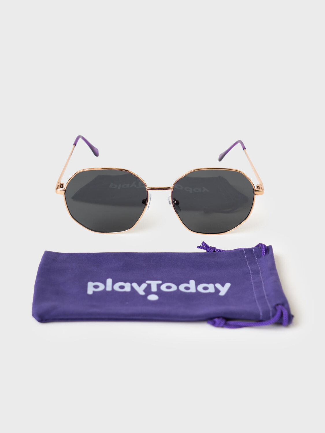 PLAYTODAY Очки солнцезащитные 585707 12621847 черный,золотой