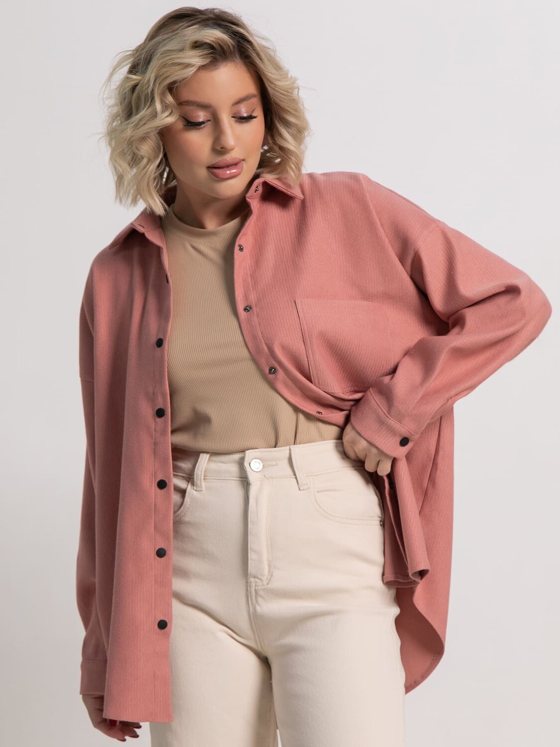 LT Collection Рубашка 585715 Б15170-4М розовый