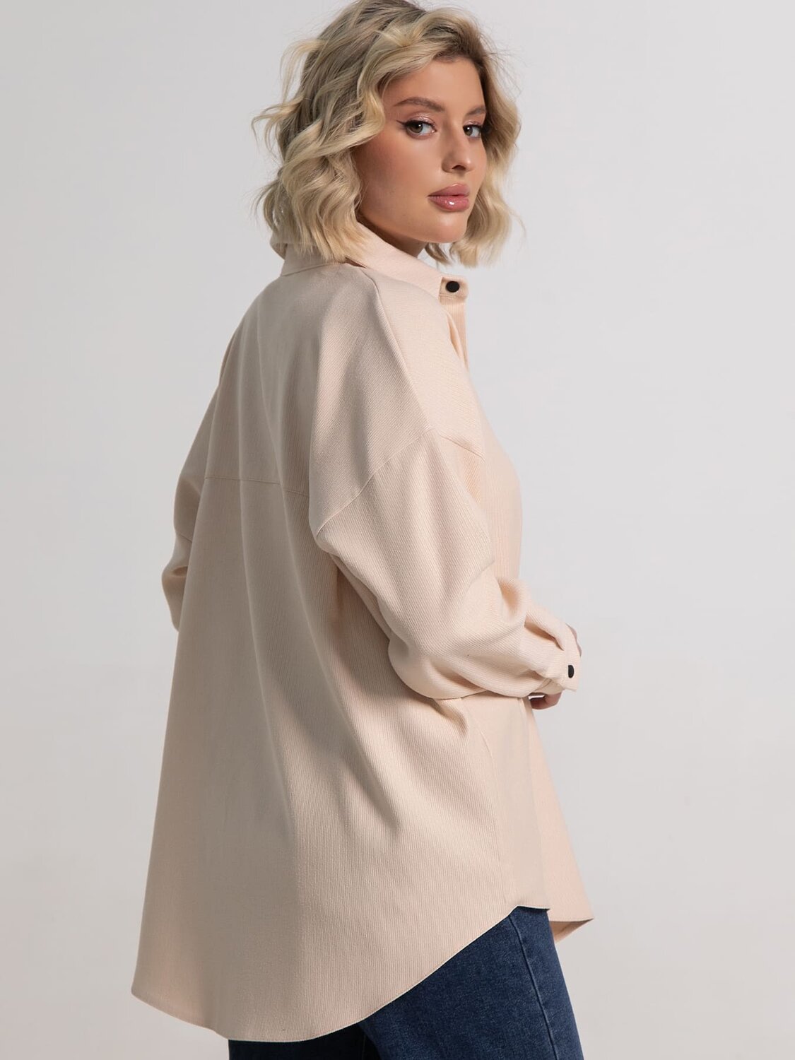 LT Collection Рубашка 585716 Б15169-4М бежевый