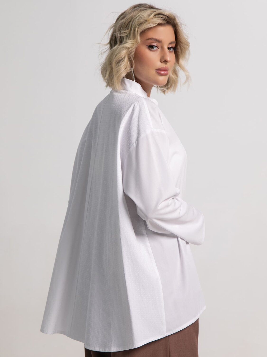 LT Collection Блуза 585717 Б15187-39М белый