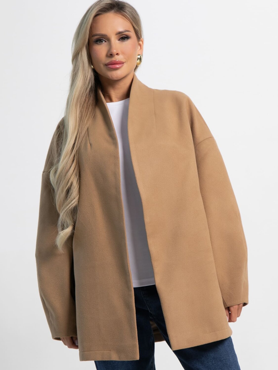 LT Collection Пальто 585718 Б15186-5М бежевый