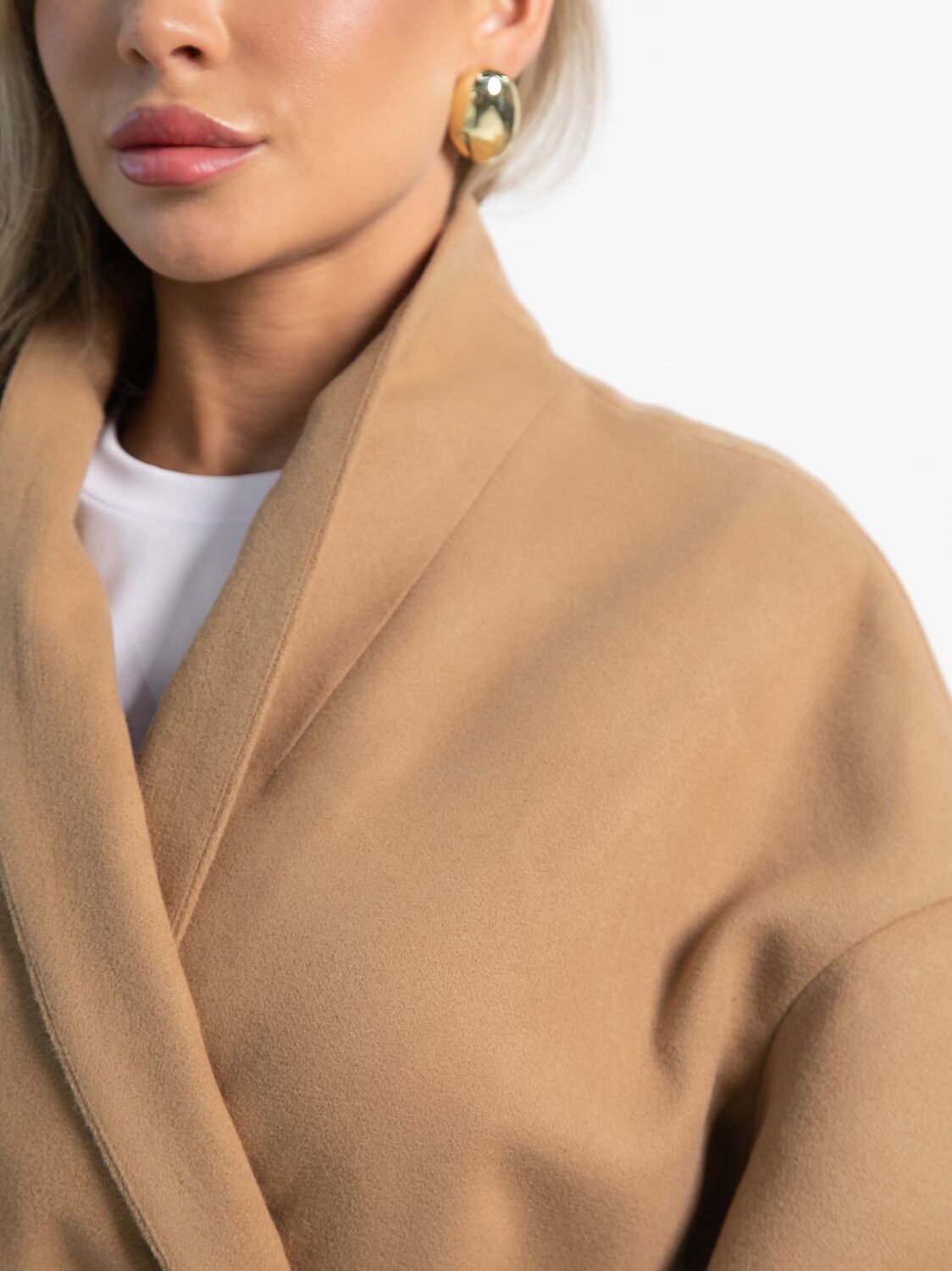 LT Collection Пальто 585718 Б15186-5М бежевый