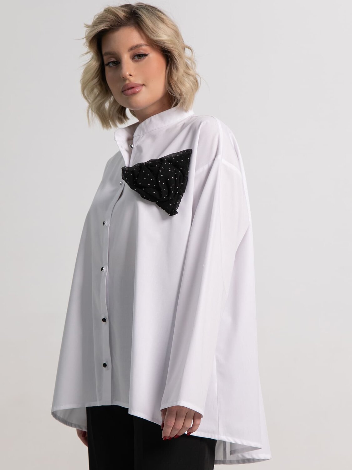 LT Collection Блуза 585719 Б15188-39М белый