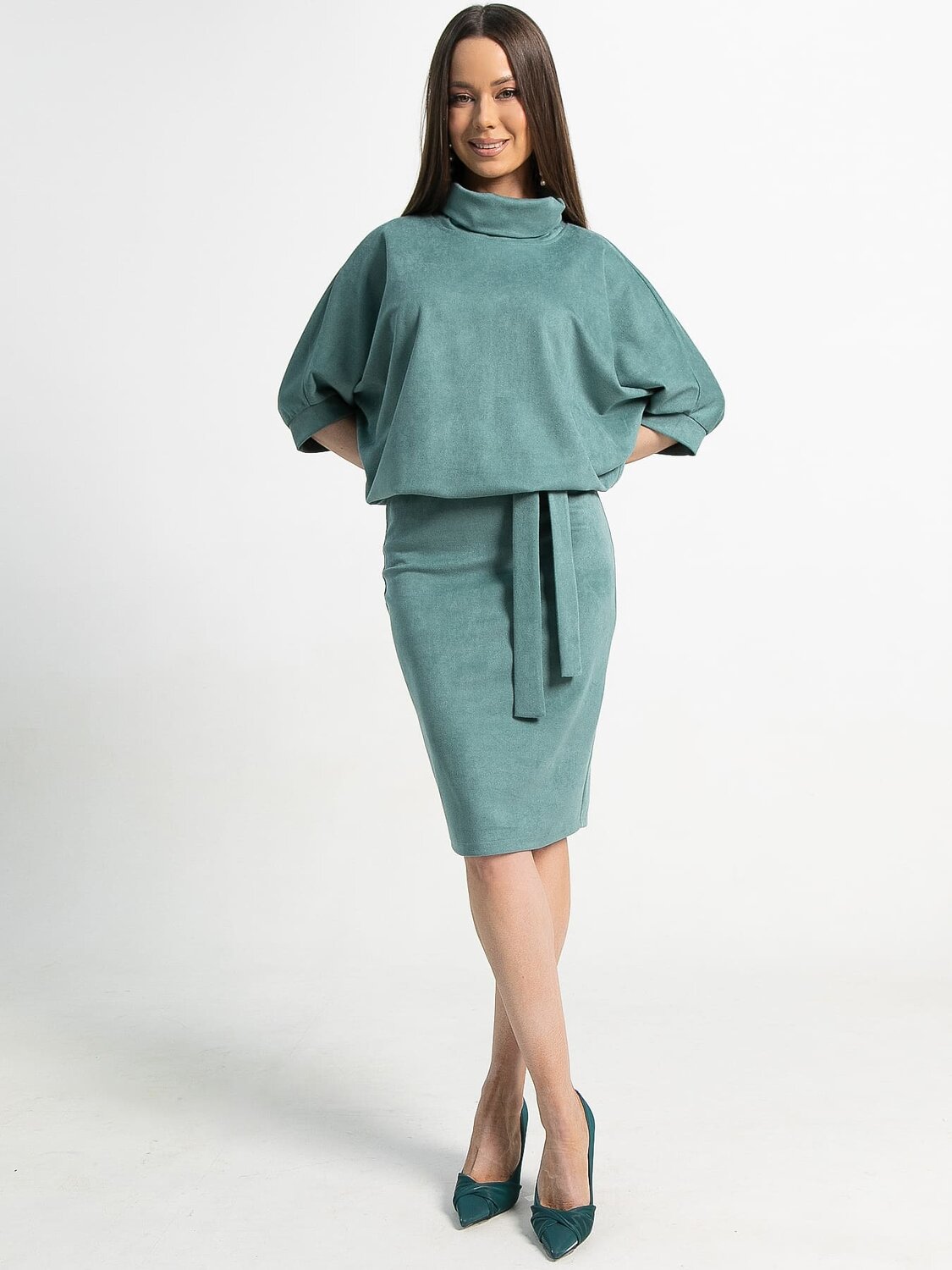 LT Collection Платье 585727 П15270-12М бирюзовый