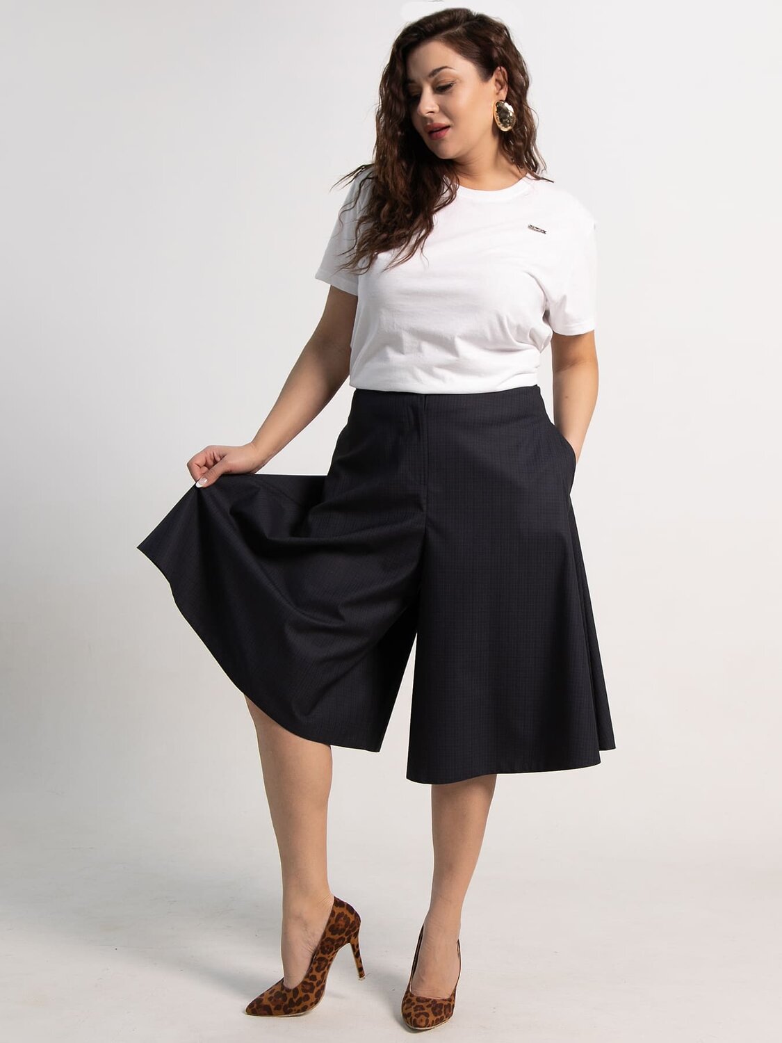 LT Collection Юбка-шорты 585731 Ю15294-3М синий