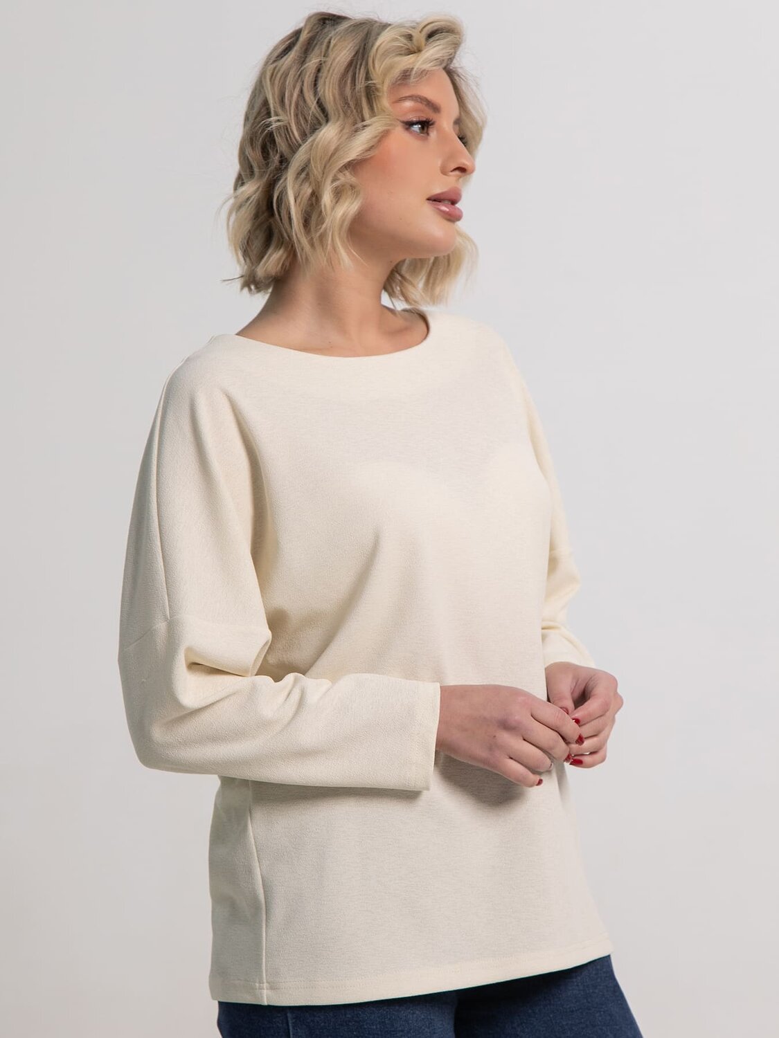 LT Collection Джемпер 585732 Б15297-8М молочный