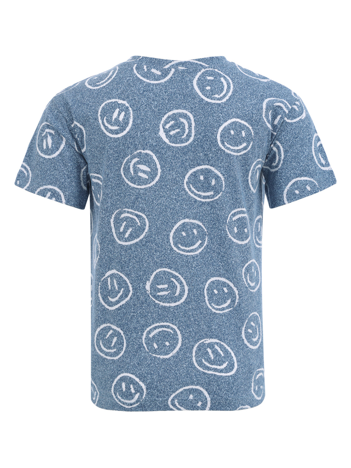 Апрель Футболка 585773 1ПДФК4590001н смайлики на джинсе