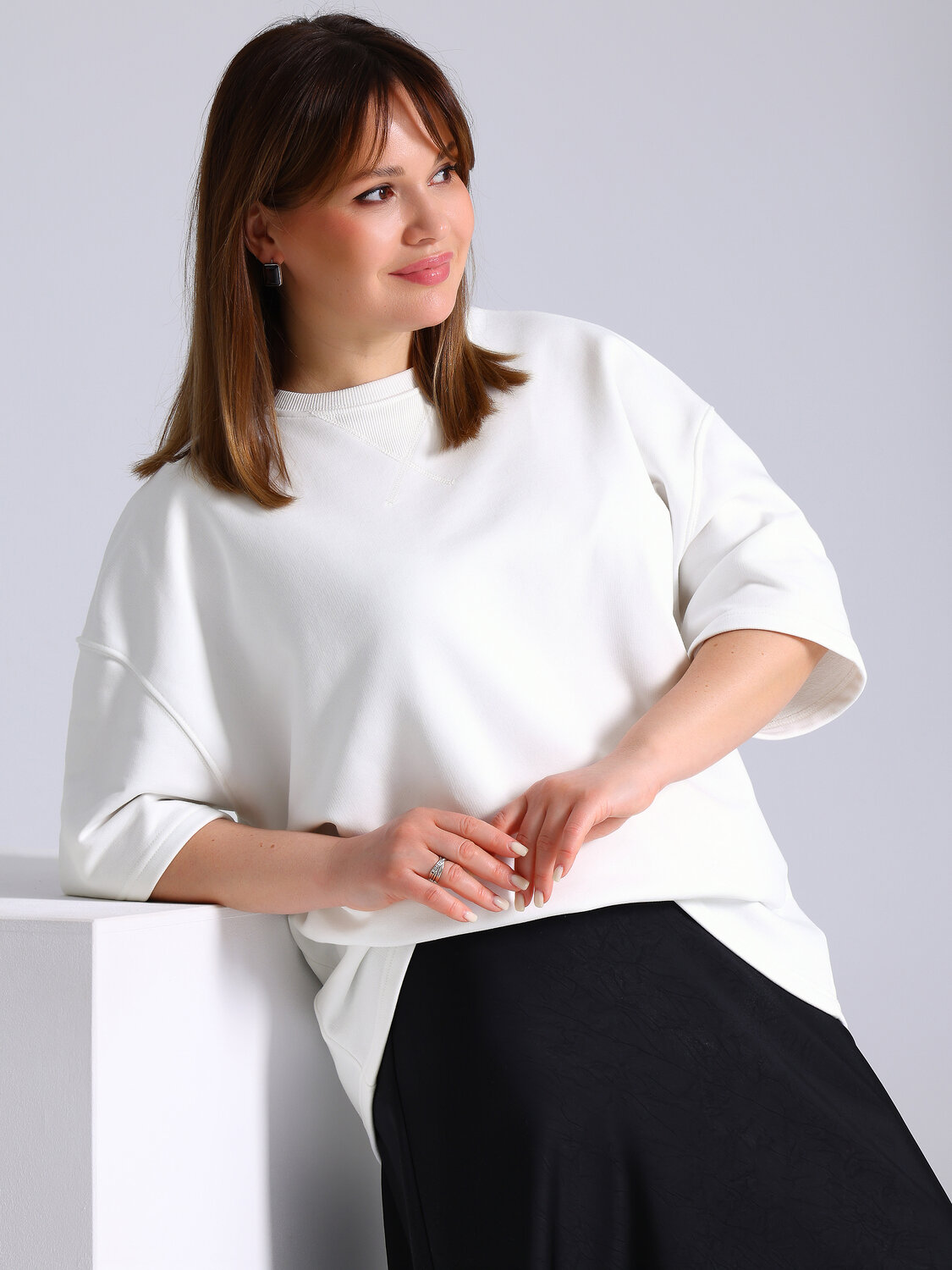 Апрель Футболка 585778 1ЖДФК4497335 сливки