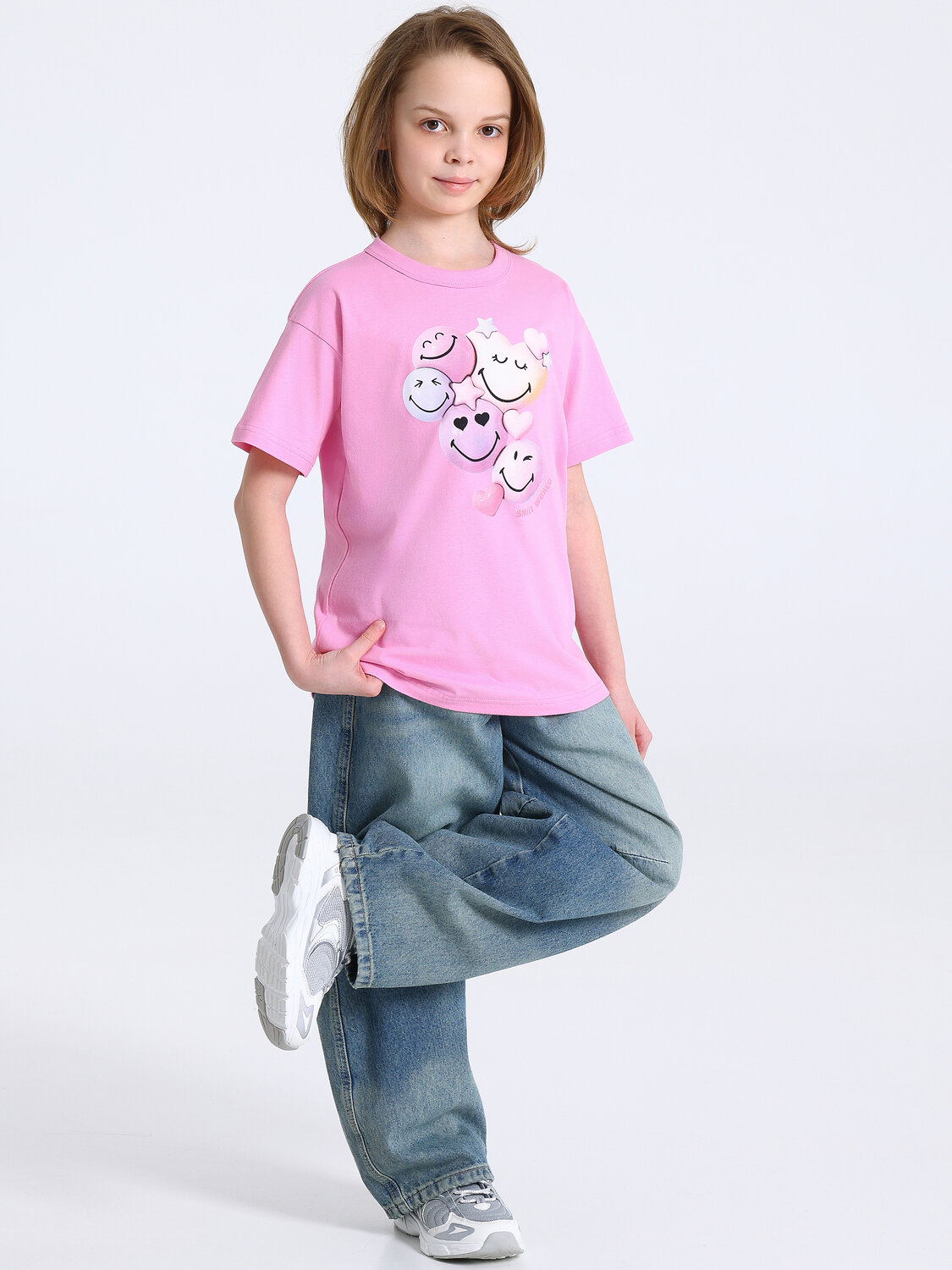 Апрель Футболка 585786 1ДДФК5027001 ярко-розовый