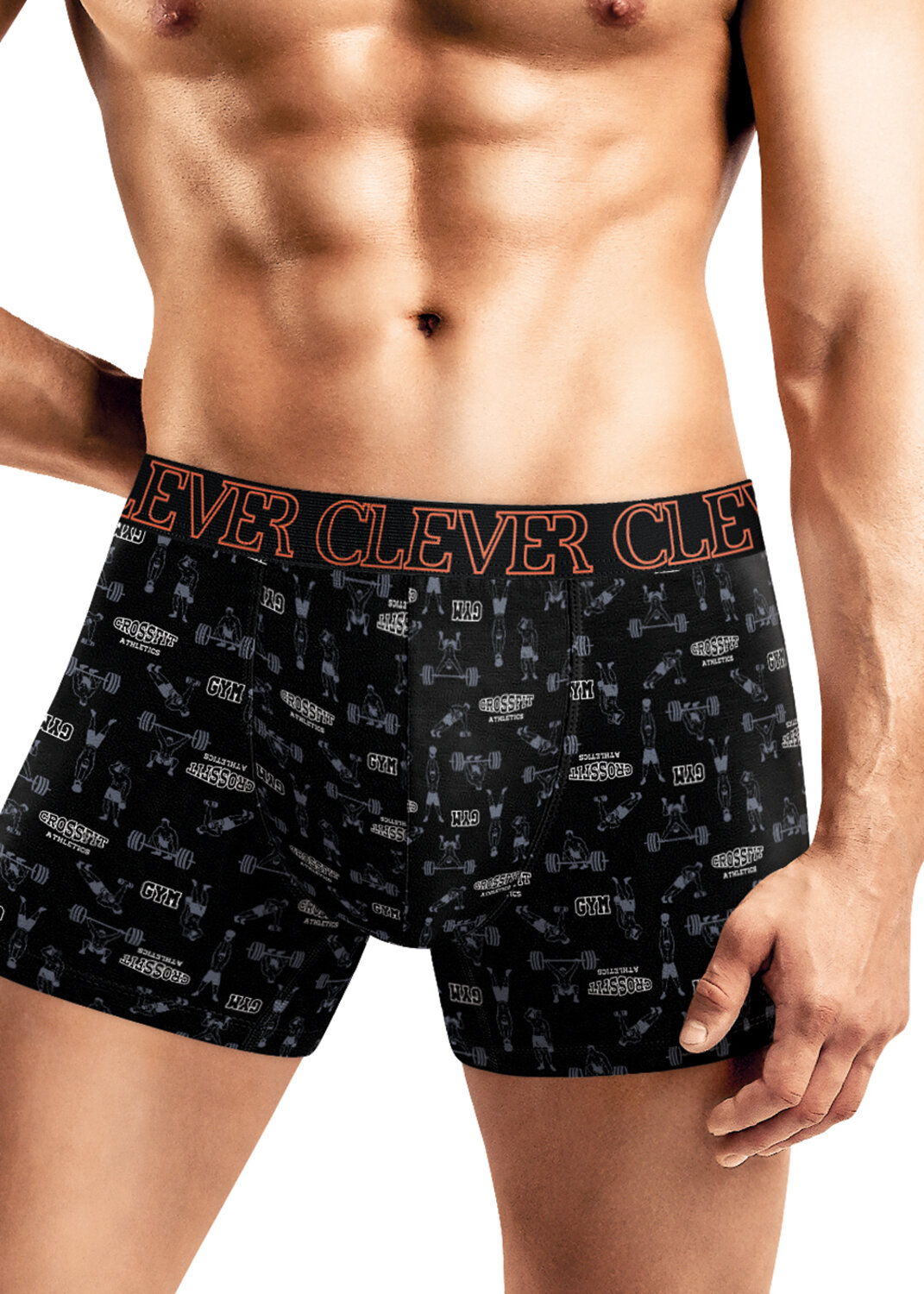 CLEVER Трусы 585789 MSH560223 чёрный/белый