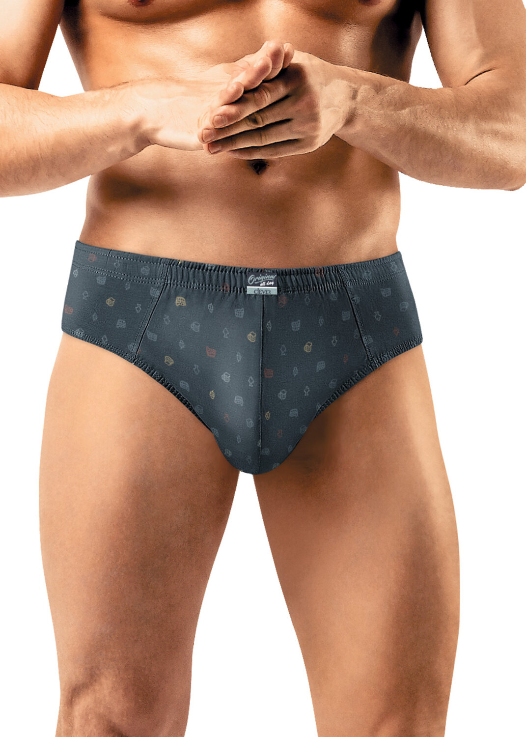 CLEVER Трусы 585806 MC560621 т.серый/серый