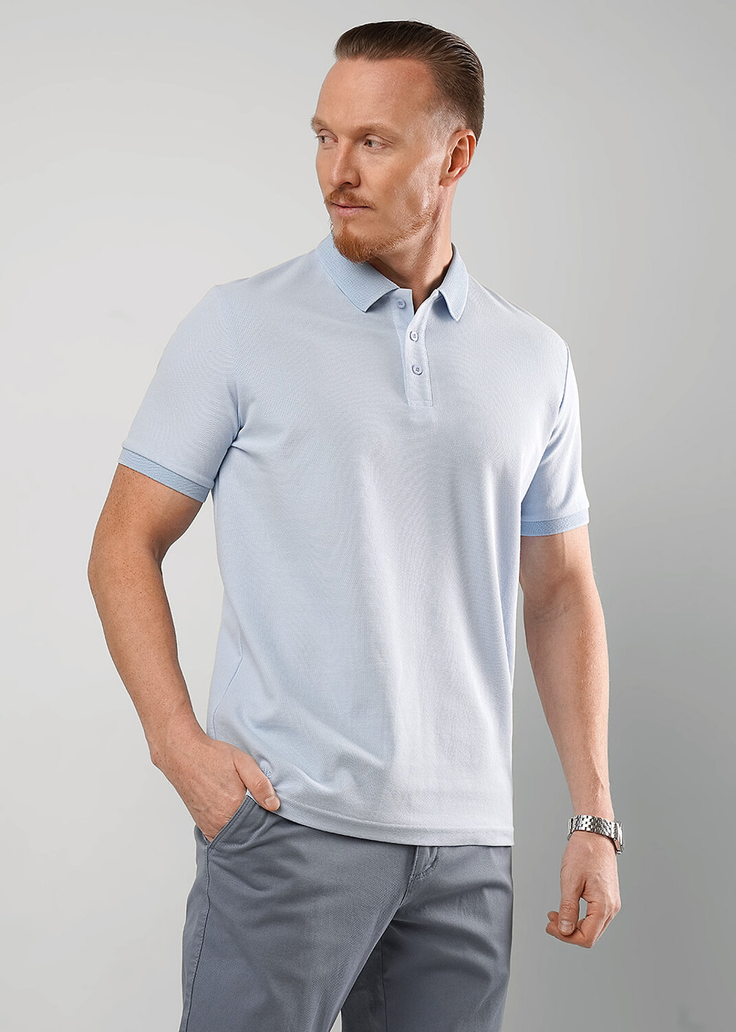 CLEVER Футболка 585836 602659зз св.голубой